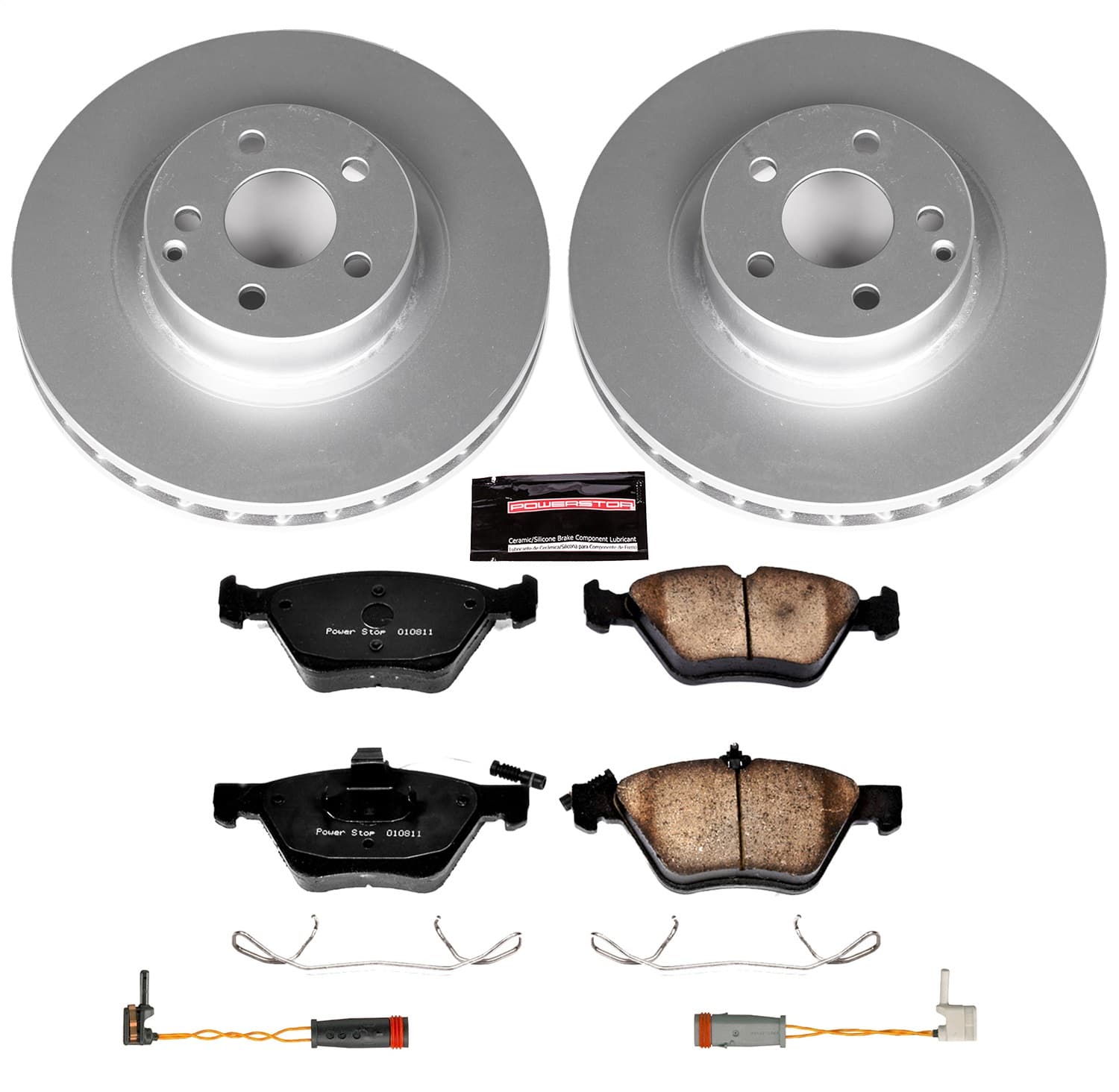 Power Stop - CRK5168 - Front - Disc Brake Pad and Rotor Kit image 1
