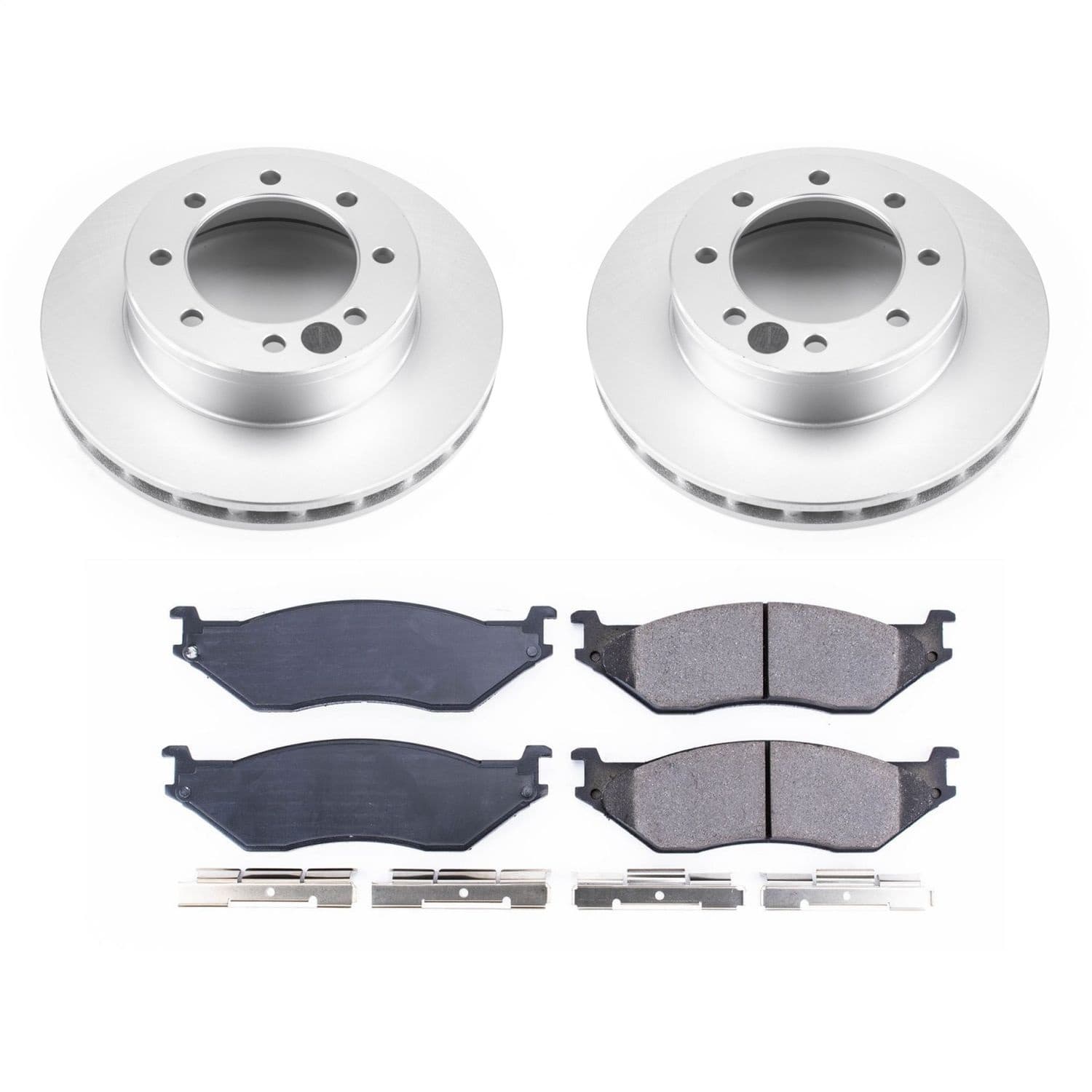 Power Stop - CRK5185 - Front - Disc Brake Pad and Rotor Kit image 1