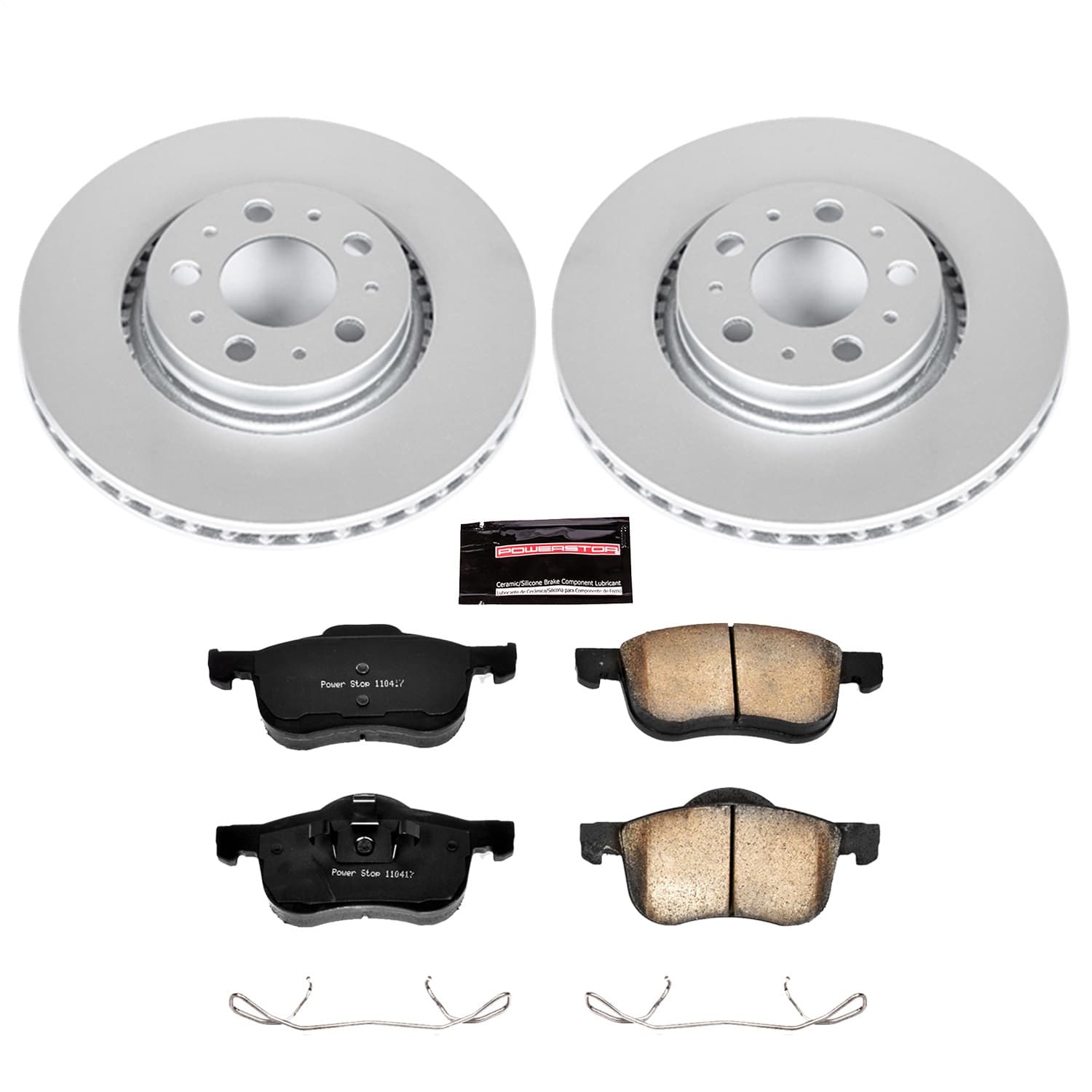 Power Stop - CRK5193 - Front - Disc Brake Pad and Rotor Kit image 1