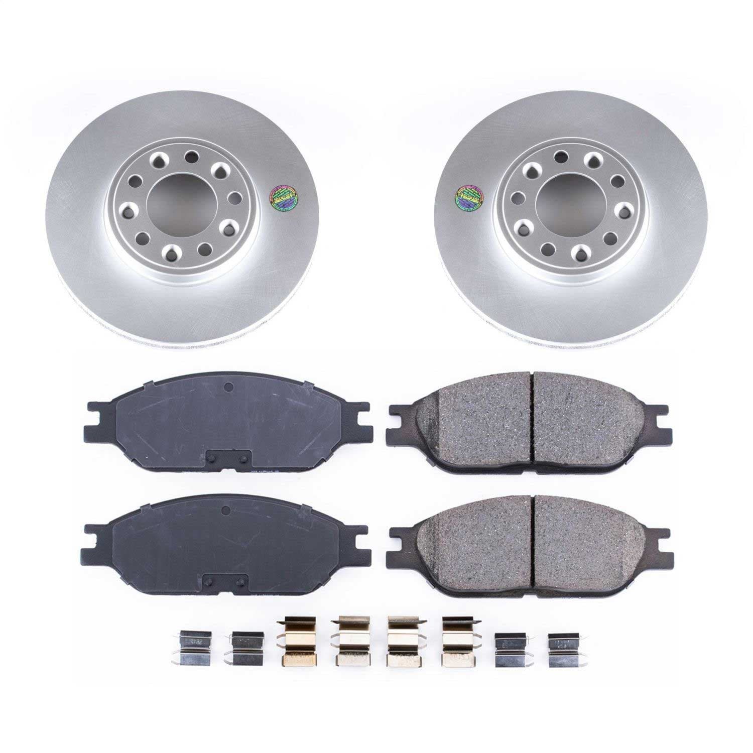 Power Stop - CRK5205 - Front - Disc Brake Pad and Rotor Kit image 1
