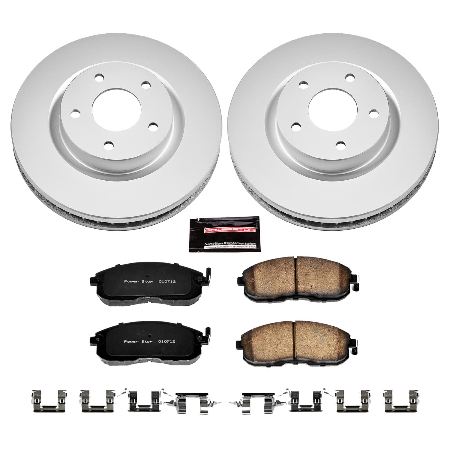 Power Stop - CRK5217 - Front - Disc Brake Pad and Rotor Kit image 1