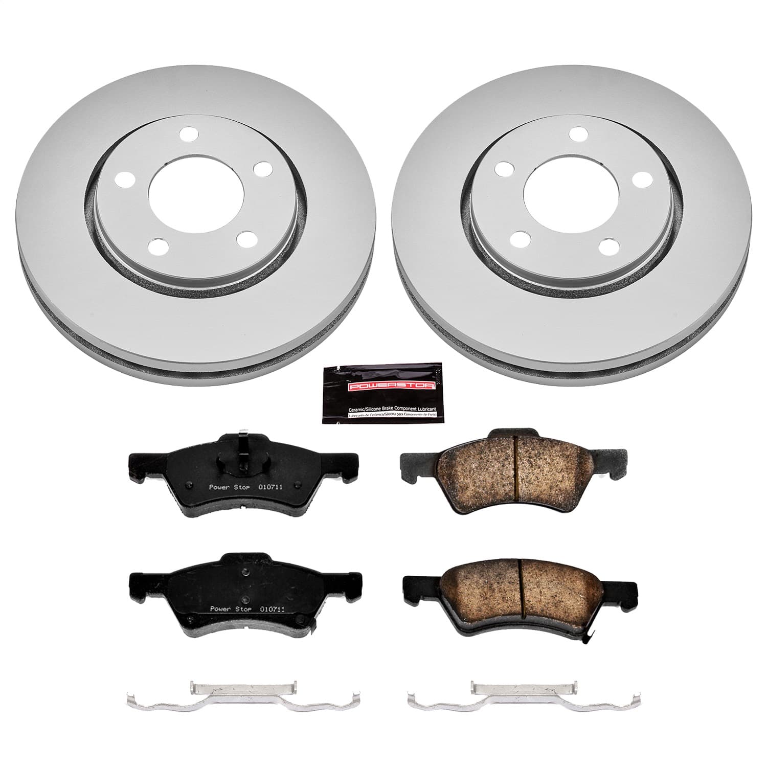Power Stop - CRK5246 - Front - Disc Brake Pad and Rotor Kit image 1