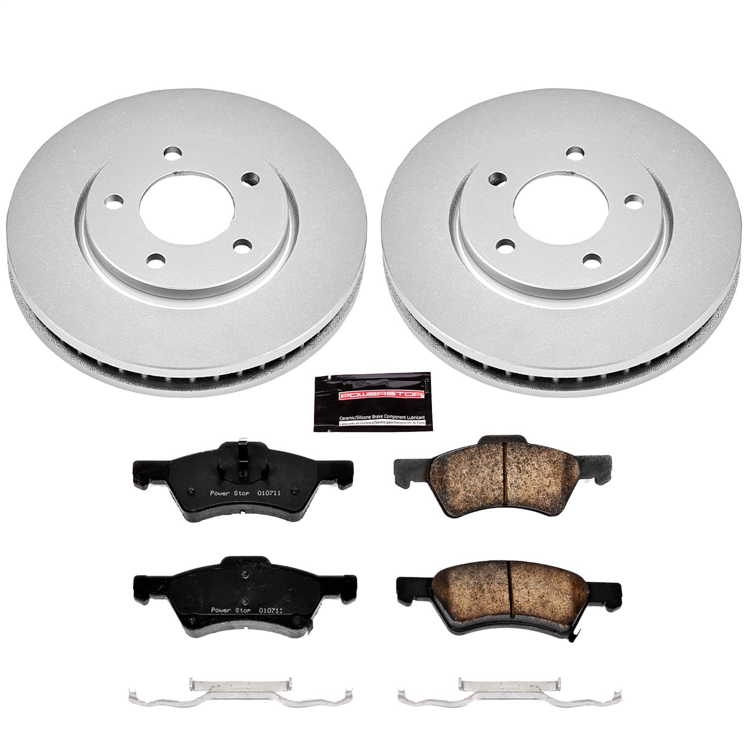 Power Stop - CRK5247 - Front - Disc Brake Pad and Rotor Kit image 1