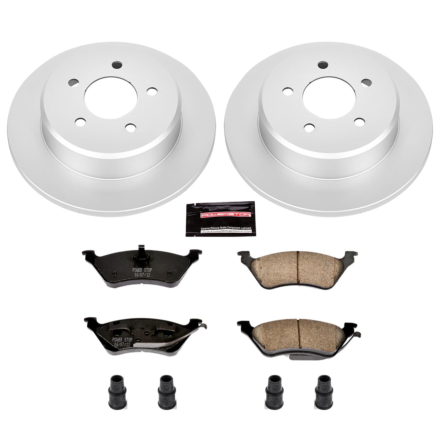 Power Stop - CRK5248 - Rear - Disc Brake Pad and Rotor Kit image 1
