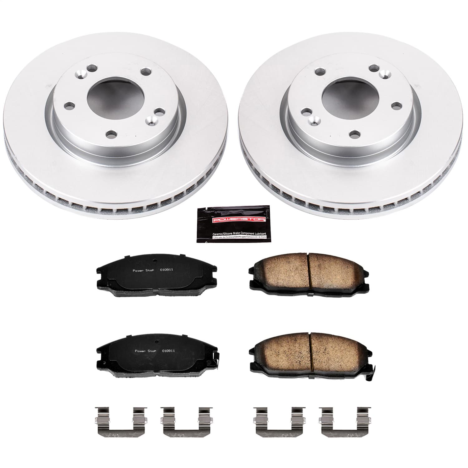 Power Stop - CRK5251 - Front - Disc Brake Pad and Rotor Kit image 1