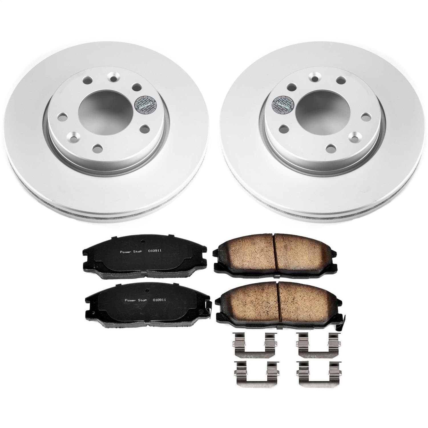Power Stop - CRK5252 - Front - Disc Brake Pad and Rotor Kit image 1