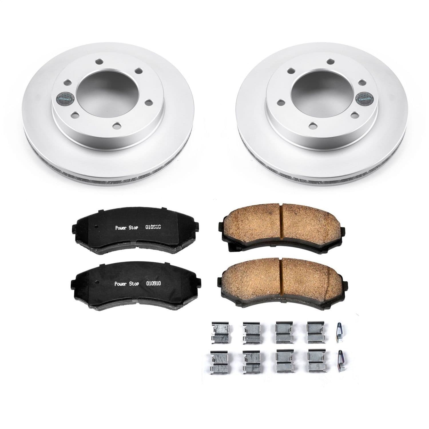 Power Stop - CRK5259 - Front - Disc Brake Pad and Rotor Kit image 1