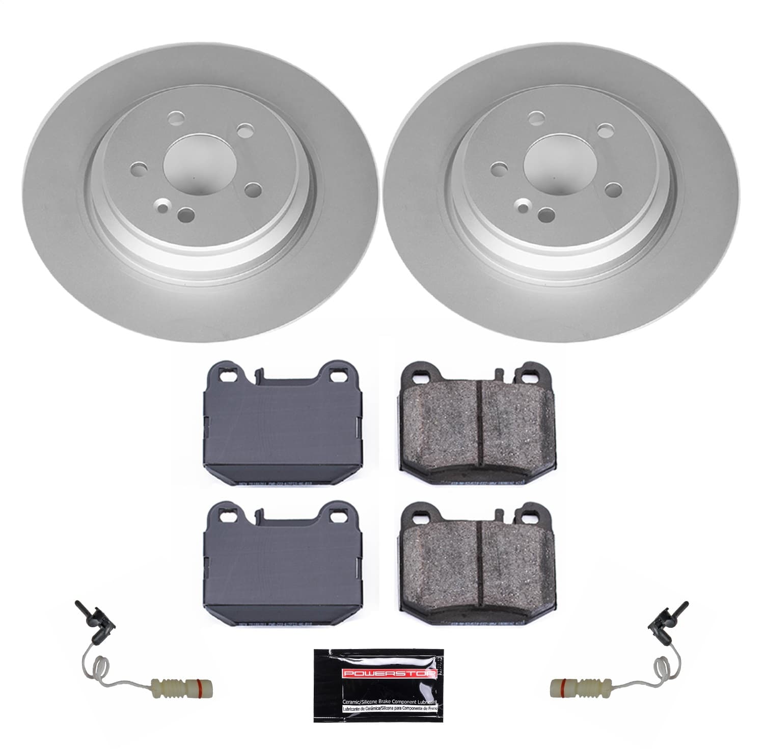 Power Stop - CRK5261 - Rear - Disc Brake Pad and Rotor Kit image 1
