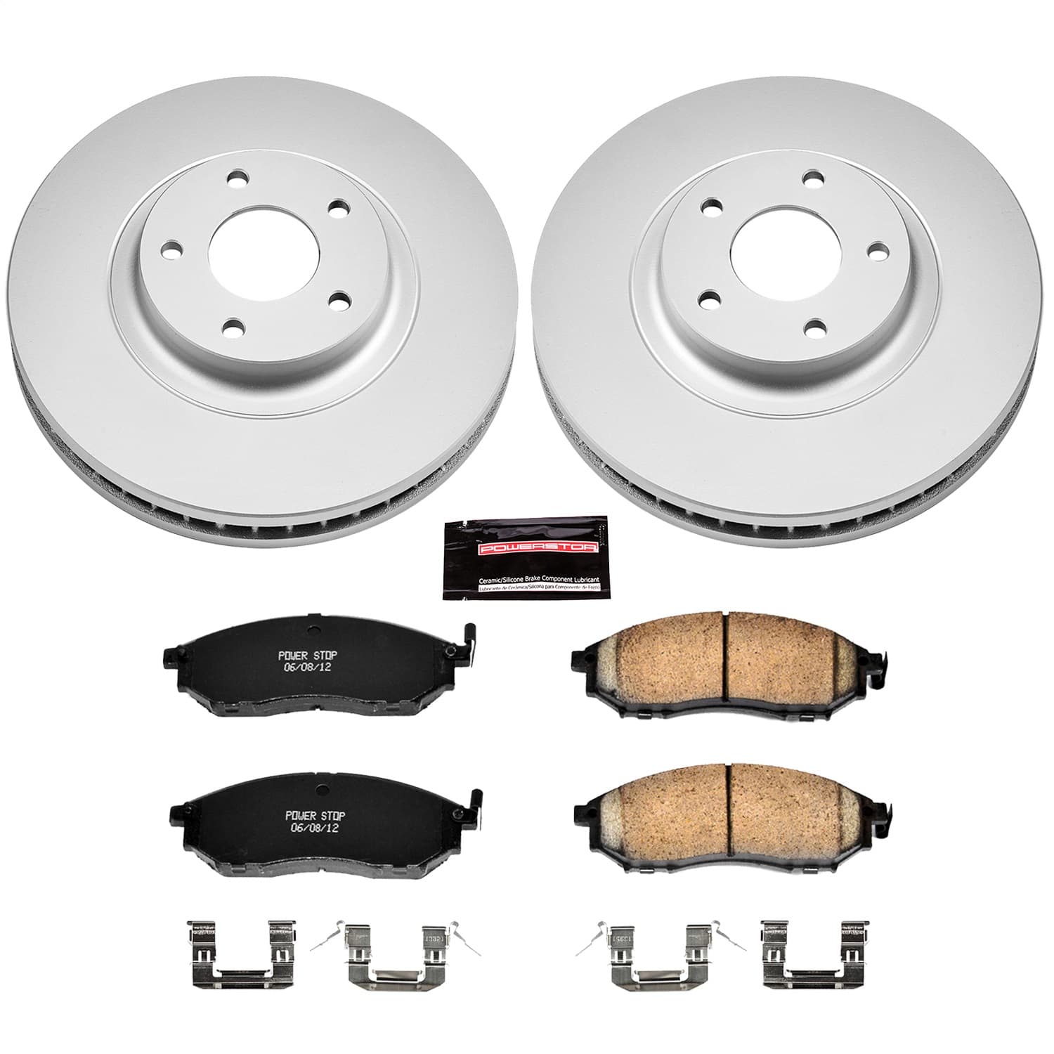 Power Stop - CRK5263 - Front - Disc Brake Pad and Rotor Kit image 1