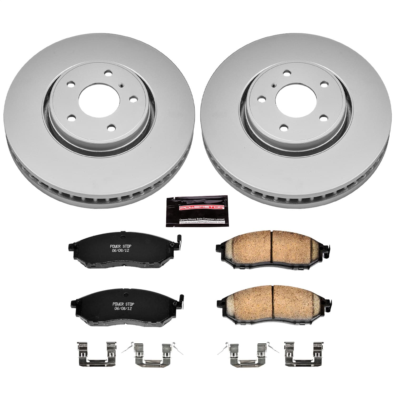 Power Stop - CRK5264 - Front - Disc Brake Pad and Rotor Kit image 1