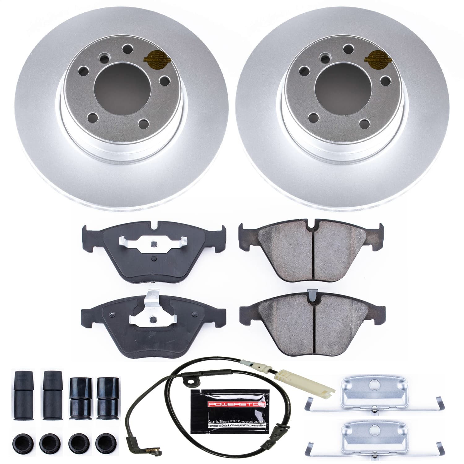 Power Stop - CRK5280 - Front - Disc Brake Pad and Rotor Kit image 1