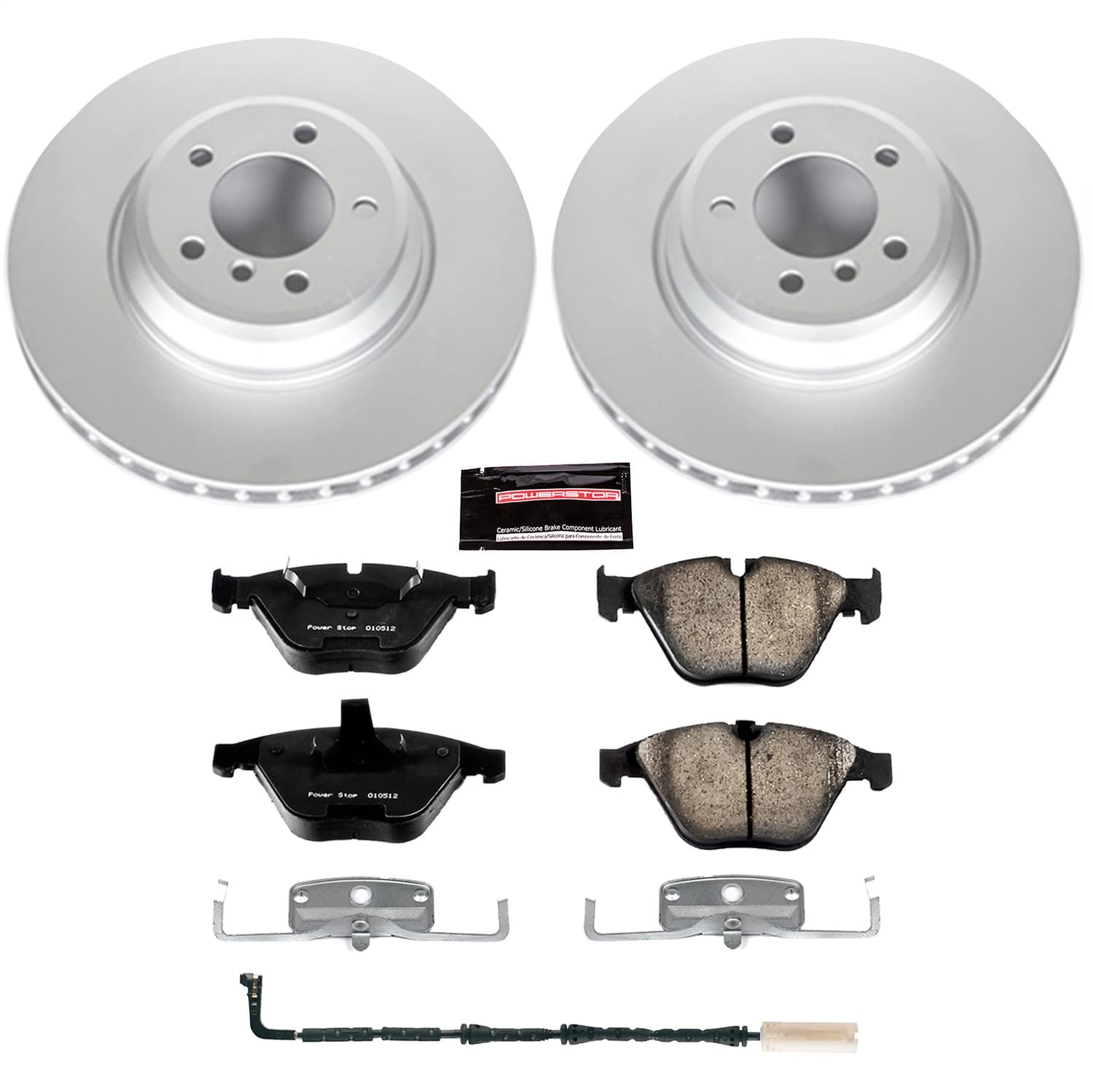 Power Stop - CRK5281 - Front - Disc Brake Pad and Rotor Kit image 1