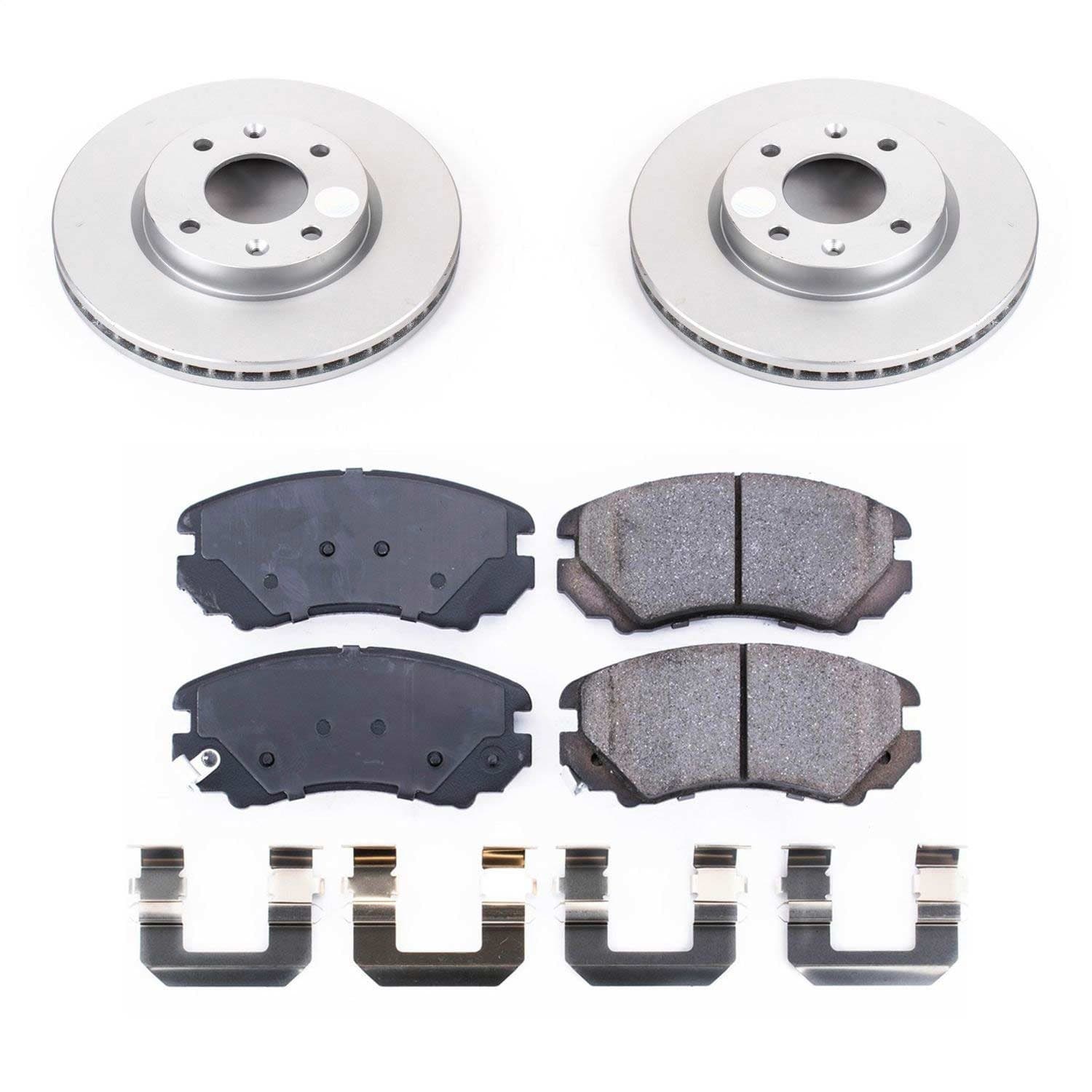 Power Stop - CRK5290 - Front - Disc Brake Pad and Rotor Kit image 1