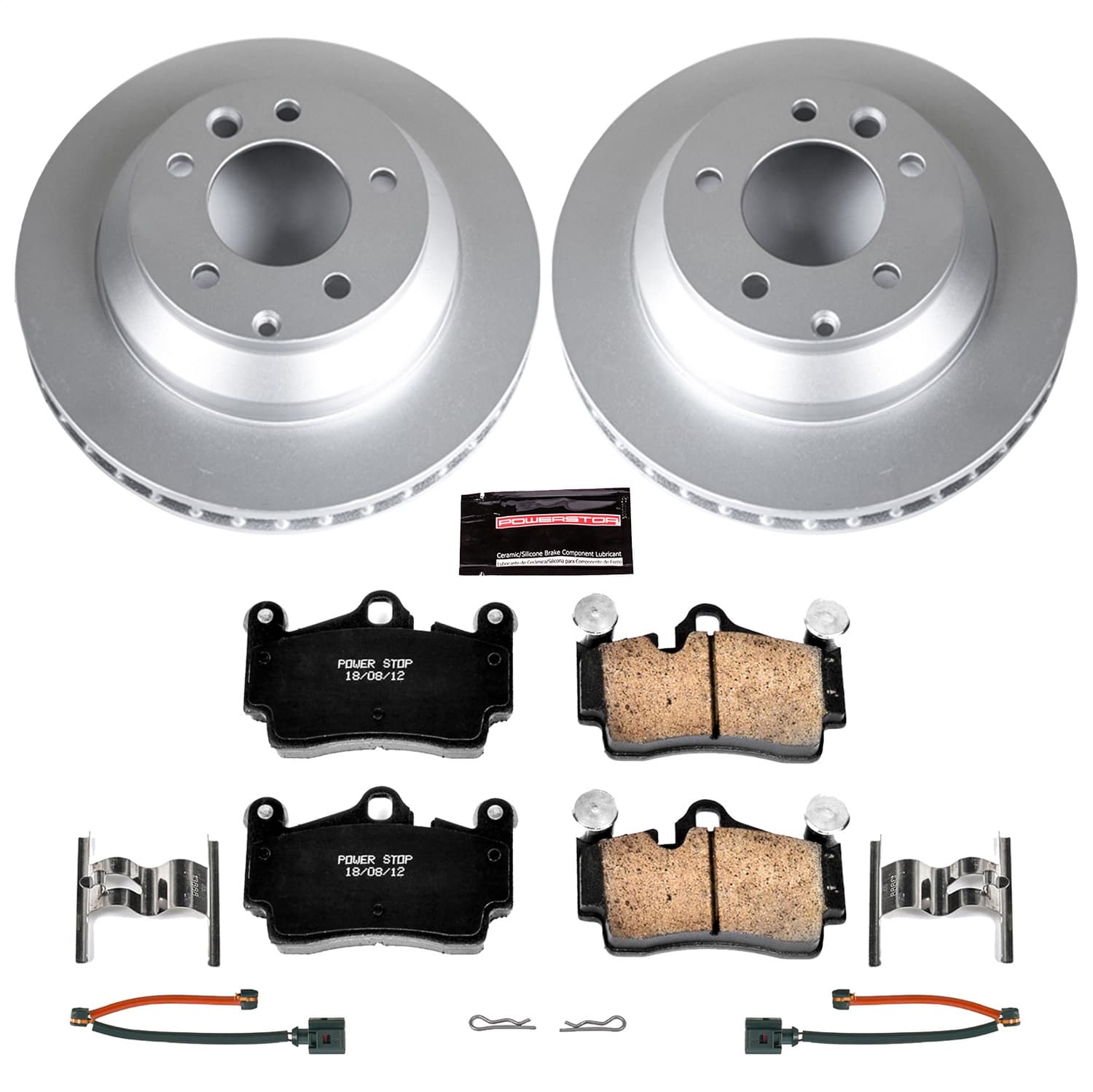 Power Stop - CRK5312 - Rear - Disc Brake Pad and Rotor Kit image 1