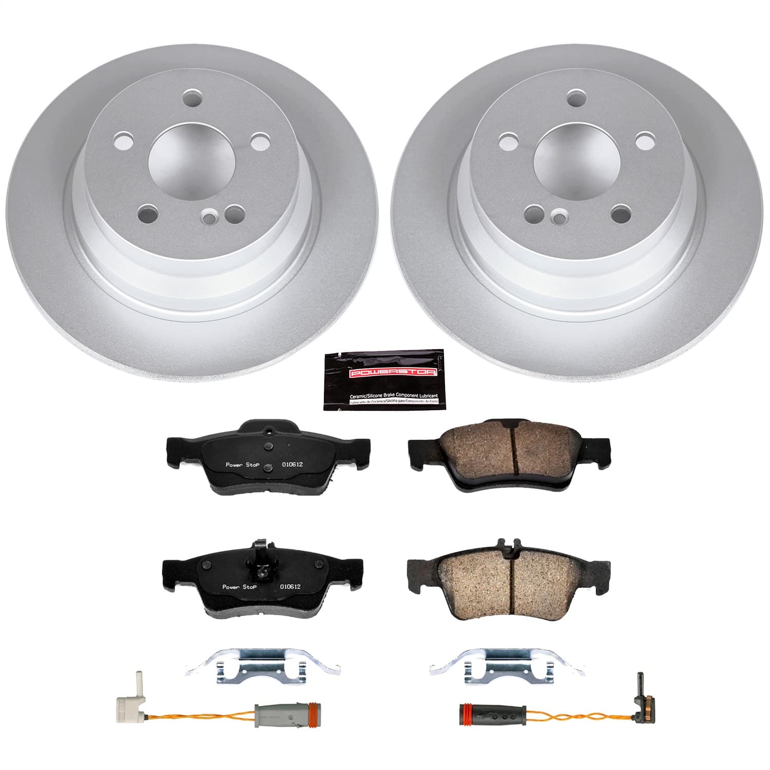Power Stop - CRK5321 - Rear - Disc Brake Pad and Rotor Kit image 1