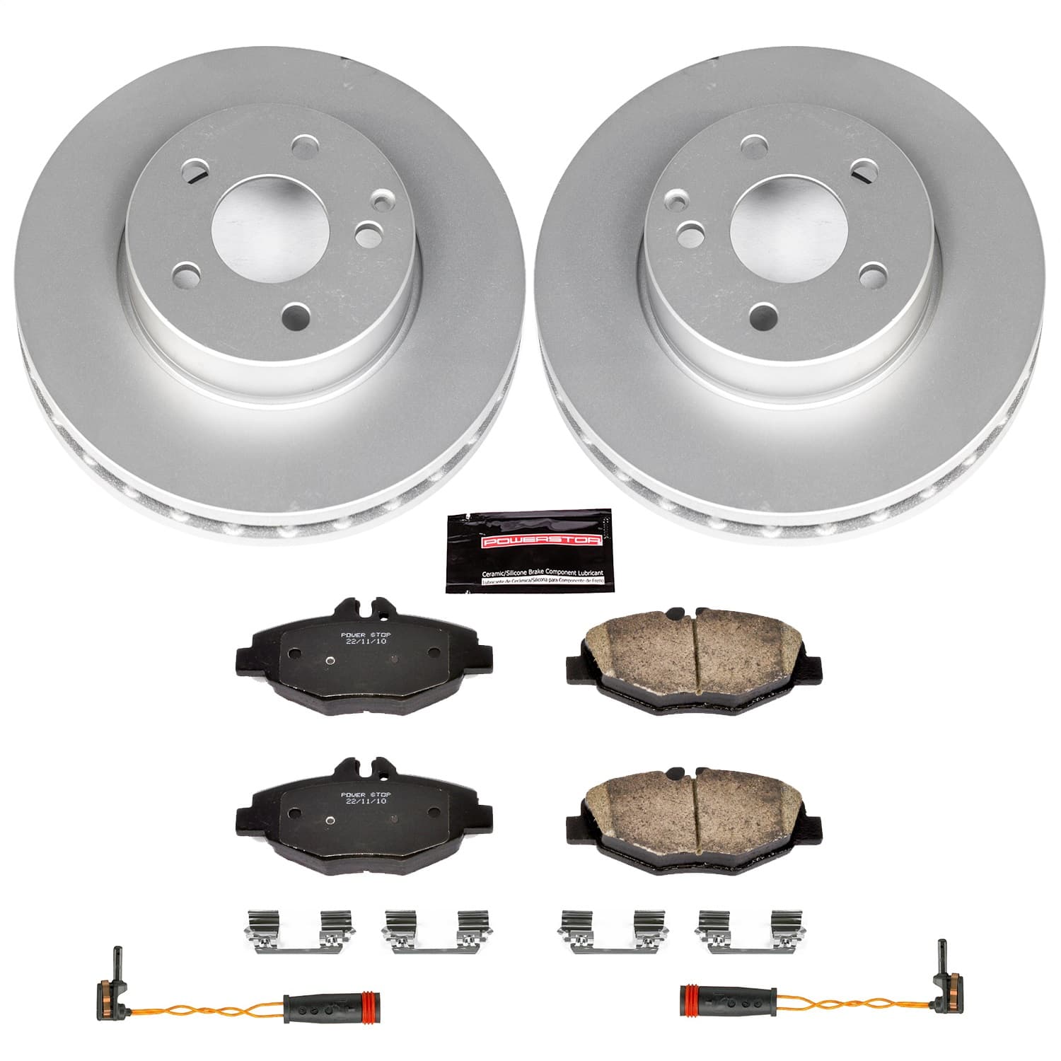 Power Stop - CRK5326 - Front - Disc Brake Pad and Rotor Kit image 1