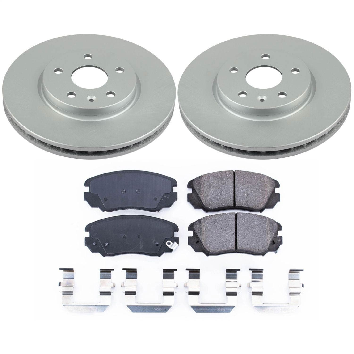 Power Stop - CRK5334 - Front - Disc Brake Pad and Rotor Kit image 1