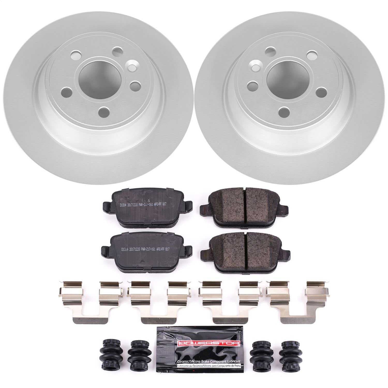 Power Stop - CRK5341 - Rear - Disc Brake Pad and Rotor Kit image 1