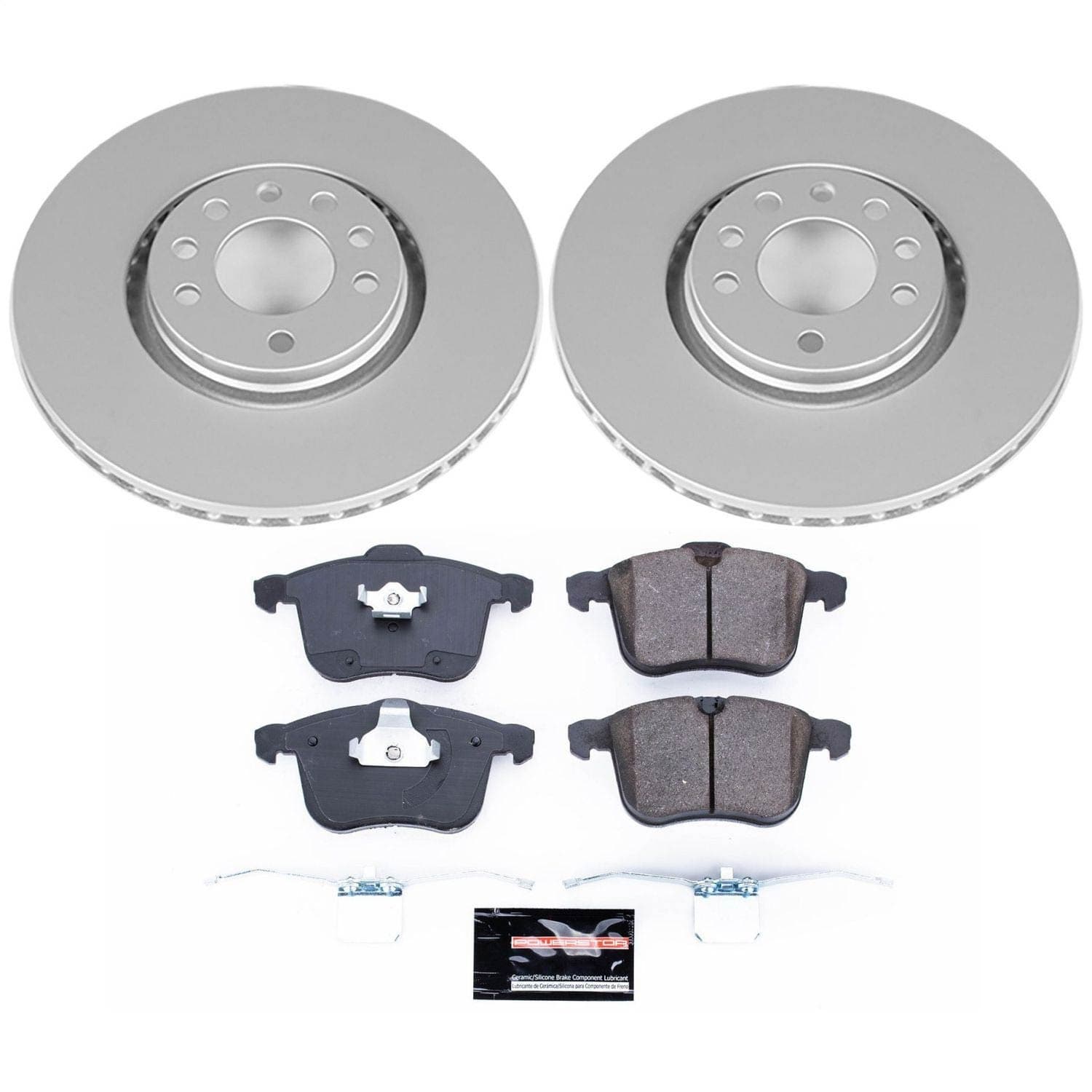 Power Stop - CRK5349 - Front - Disc Brake Pad and Rotor Kit image 1