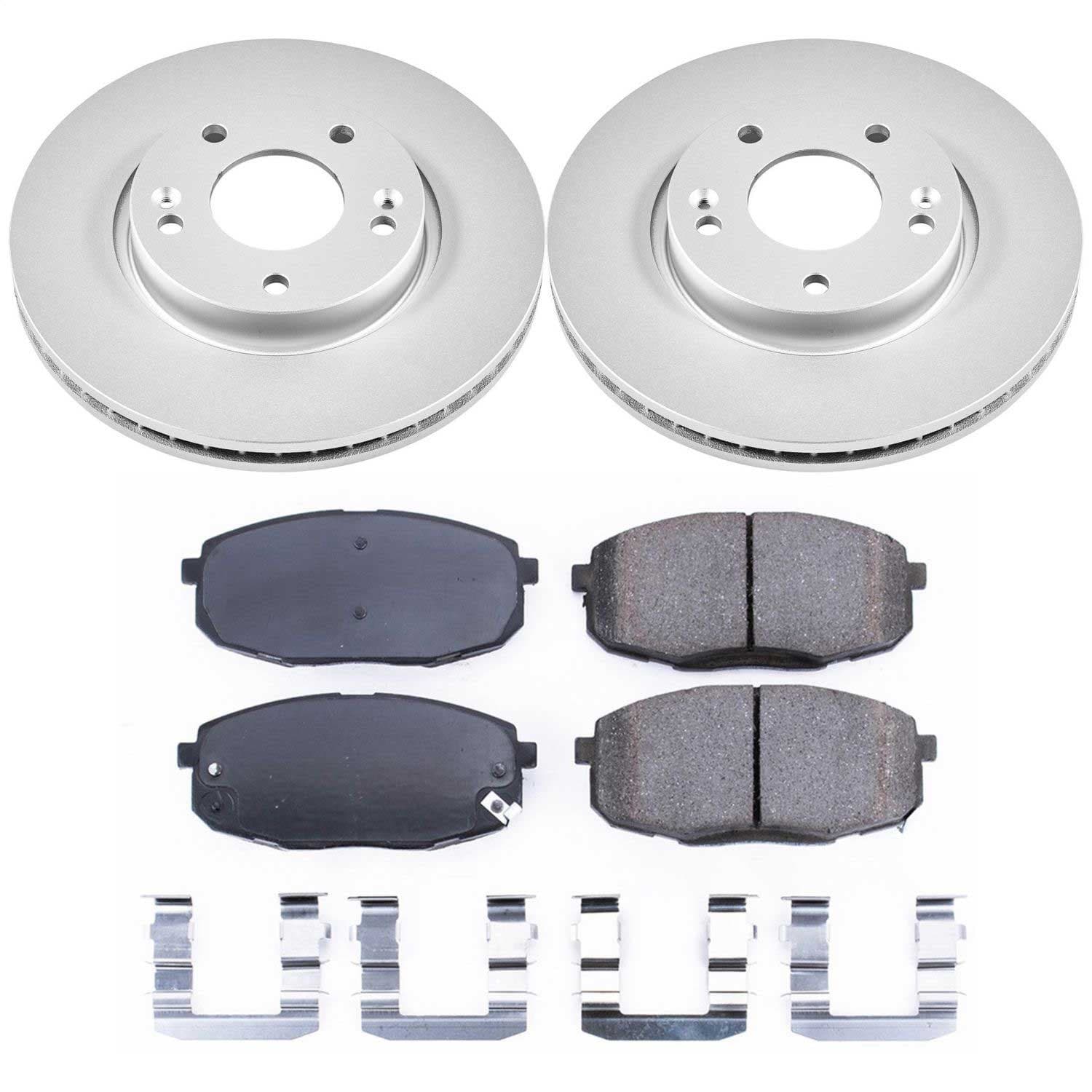 Power Stop - CRK5366 - Front - Disc Brake Pad and Rotor Kit image 1