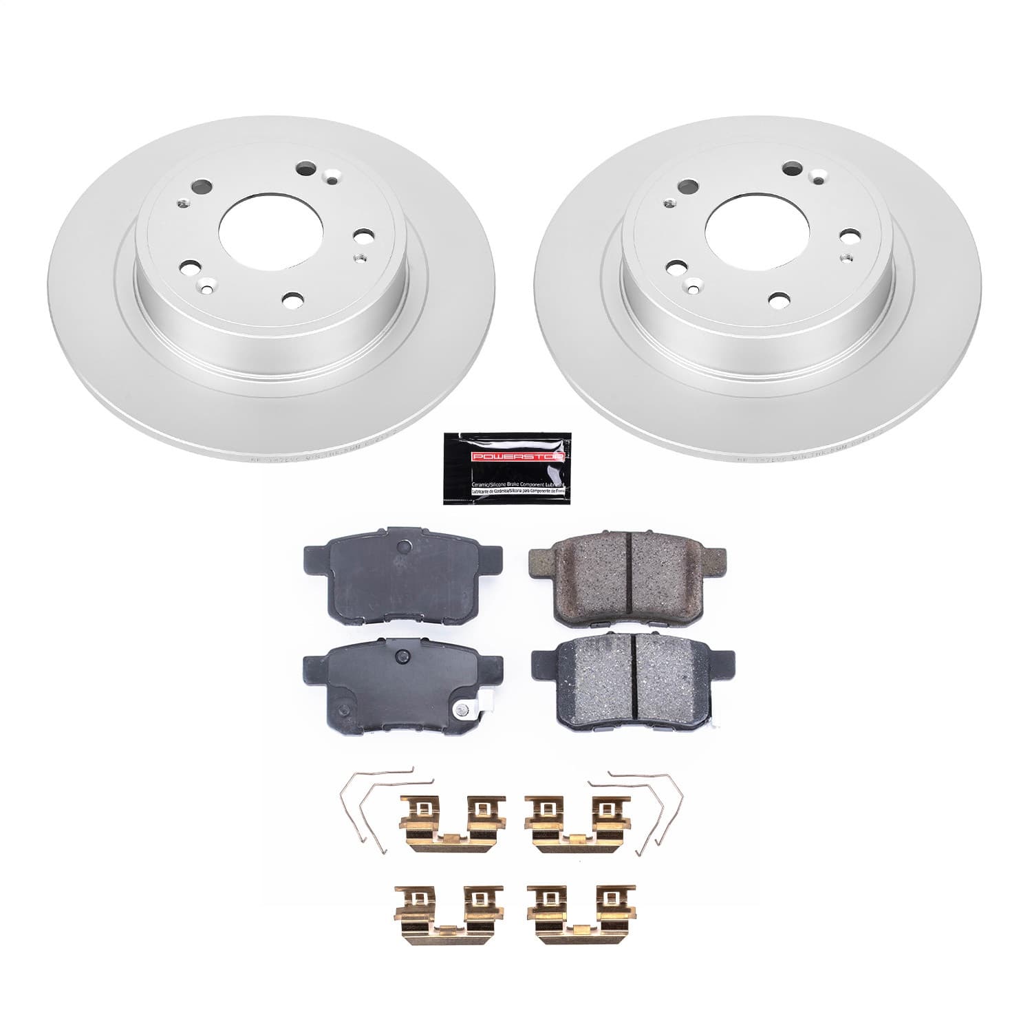 Power Stop - CRK5368 - Rear - Disc Brake Pad and Rotor Kit image 1