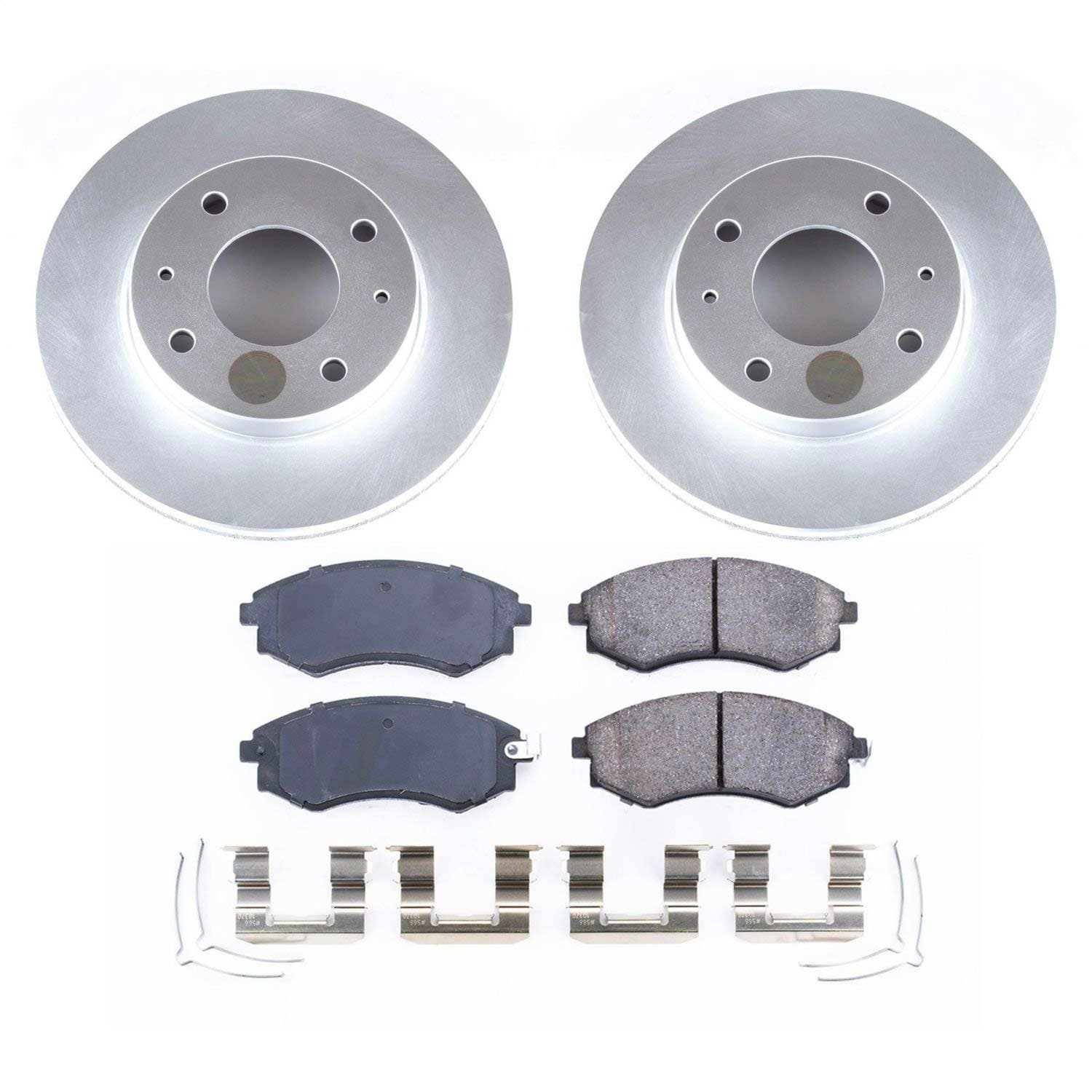 Power Stop - CRK5372 - Front - Disc Brake Pad and Rotor Kit image 1