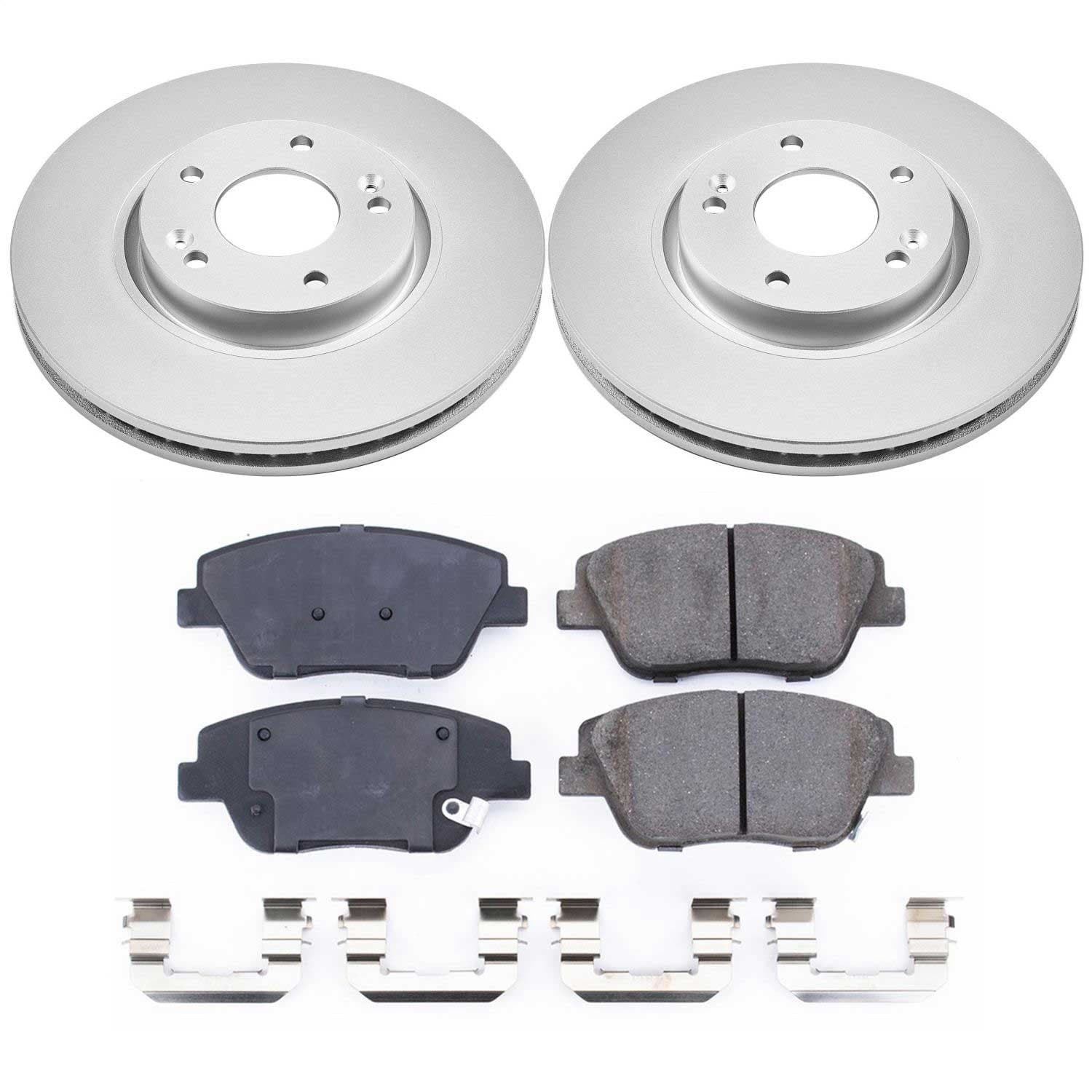 Power Stop - CRK5377 - Front - Disc Brake Pad and Rotor Kit image 1