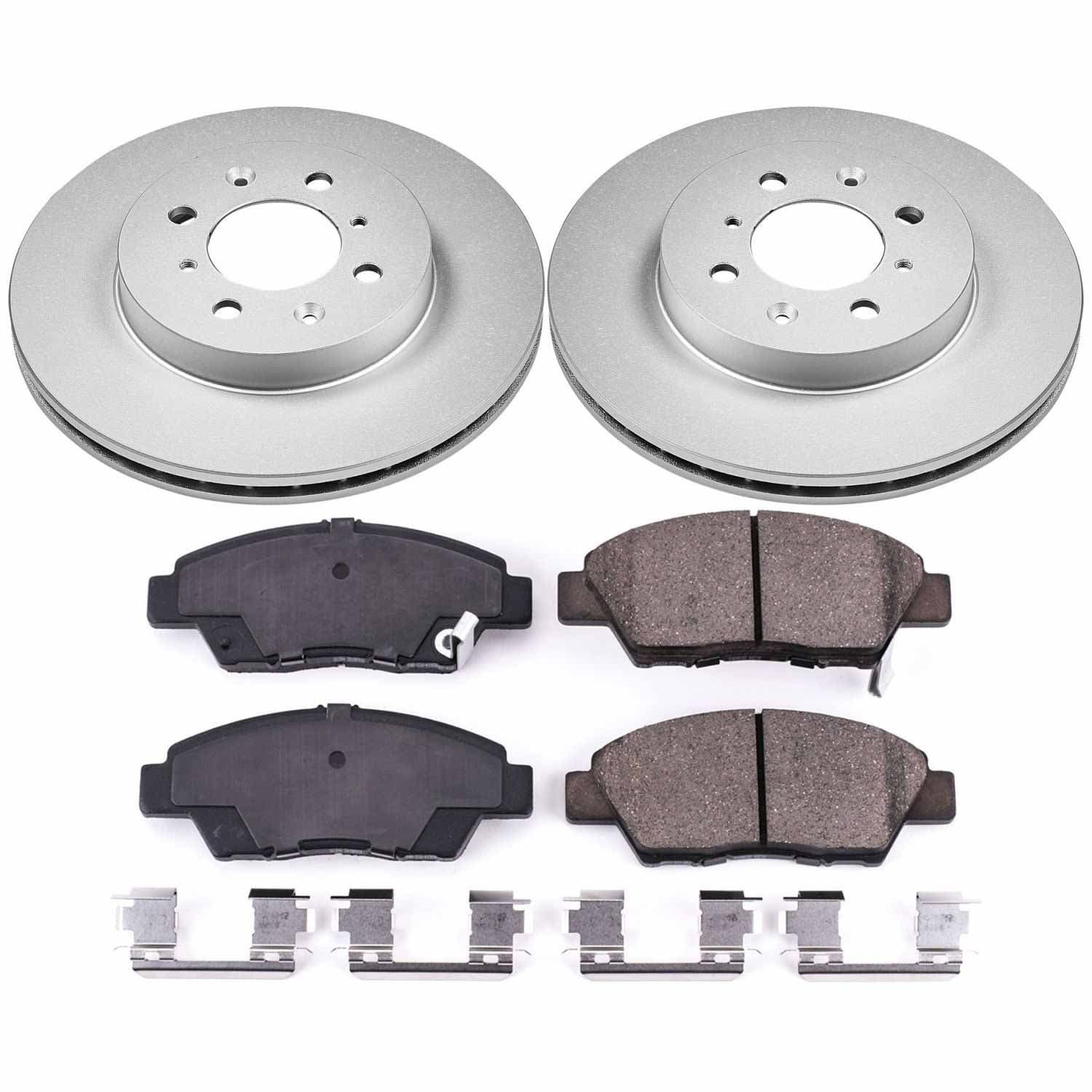 Power Stop - CRK5382 - Front - Disc Brake Pad and Rotor Kit image 1