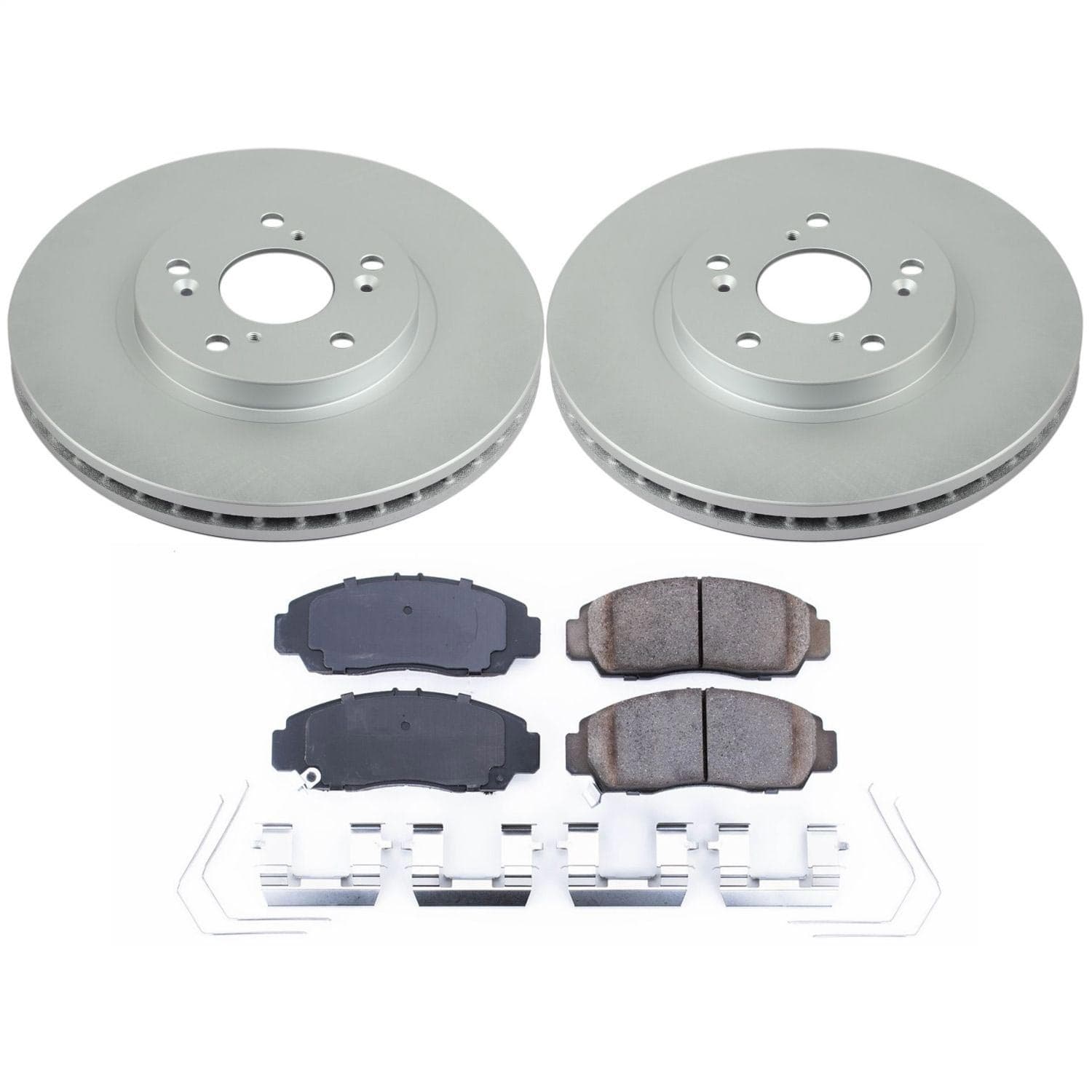Power Stop - CRK5392 - Front - Disc Brake Pad and Rotor Kit image 1