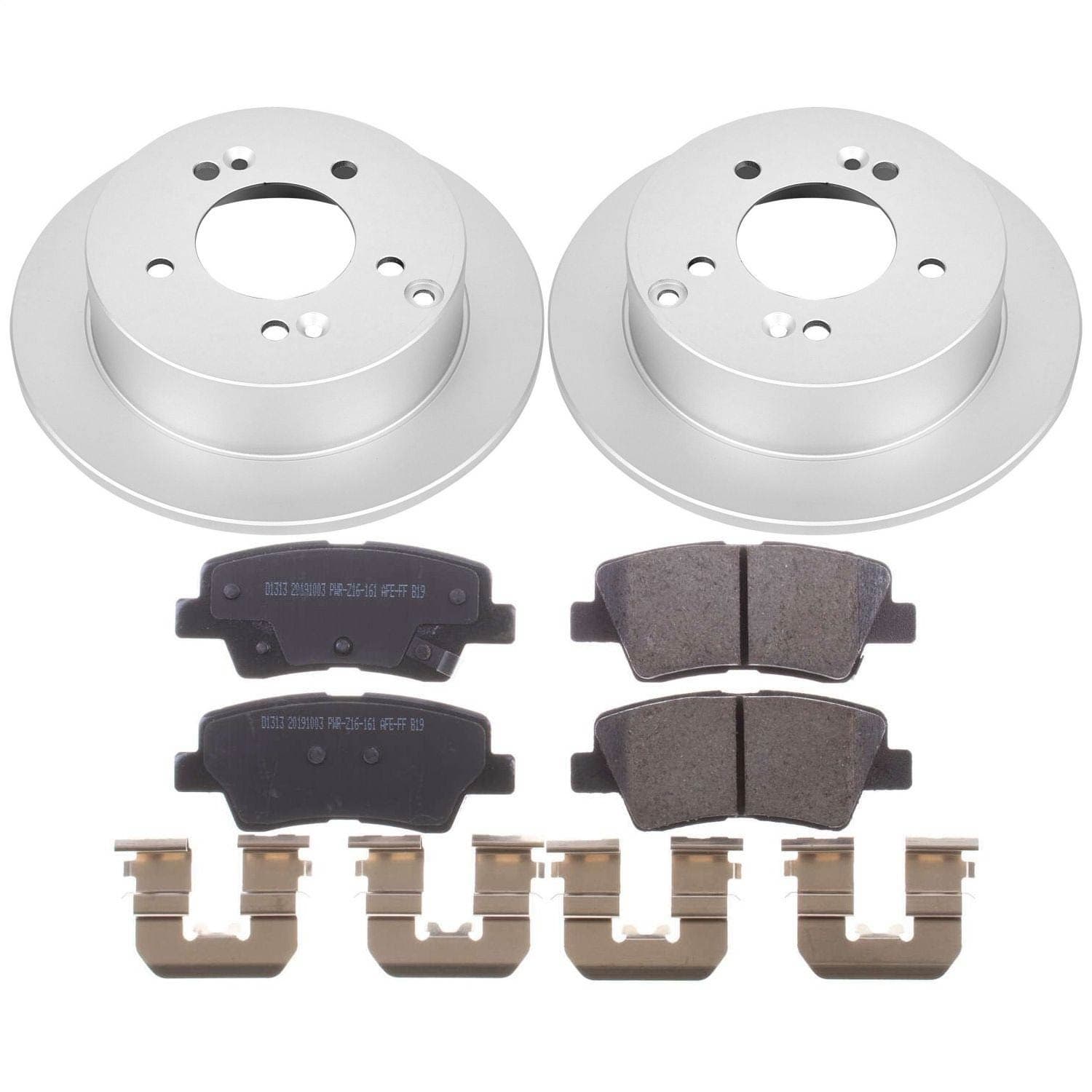 Power Stop - CRK5395 - Rear - Disc Brake Pad and Rotor Kit image 1