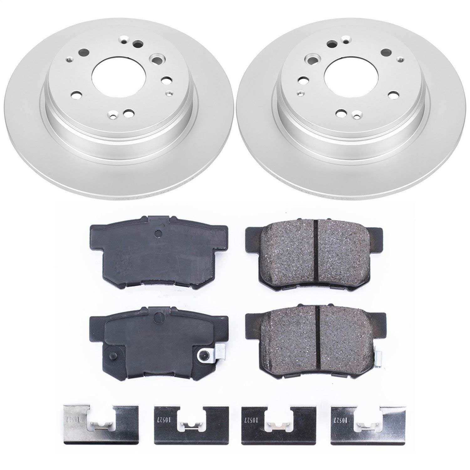 Power Stop - CRK5399 - Rear - Disc Brake Pad and Rotor Kit image 1