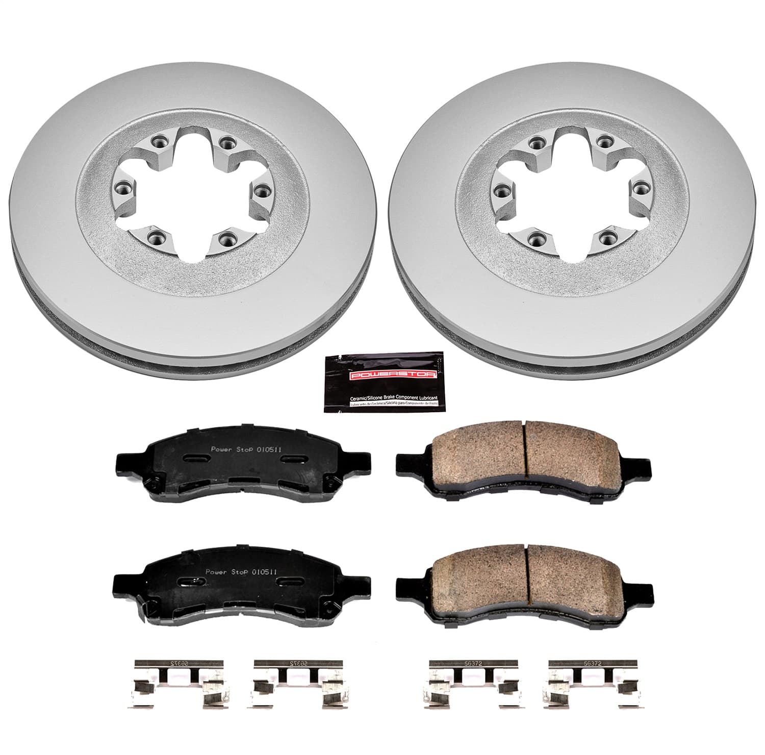 Power Stop - CRK5405 - Front - Disc Brake Pad and Rotor Kit image 1