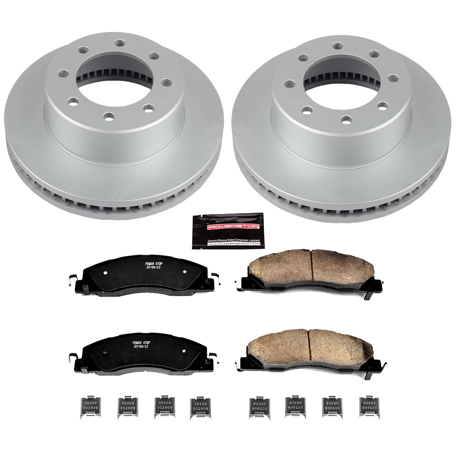Power Stop - CRK5411 - Front - Disc Brake Pad and Rotor Kit image 1