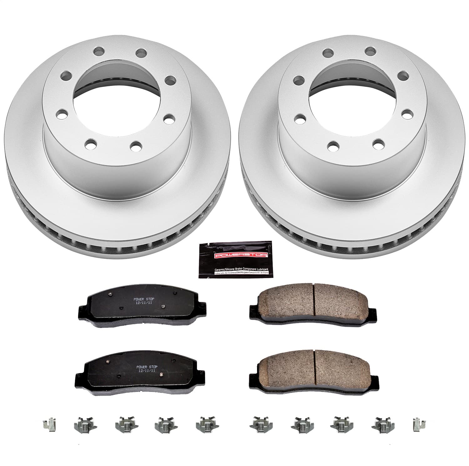 Power Stop - CRK5412 - Front - Disc Brake Pad and Rotor Kit image 1