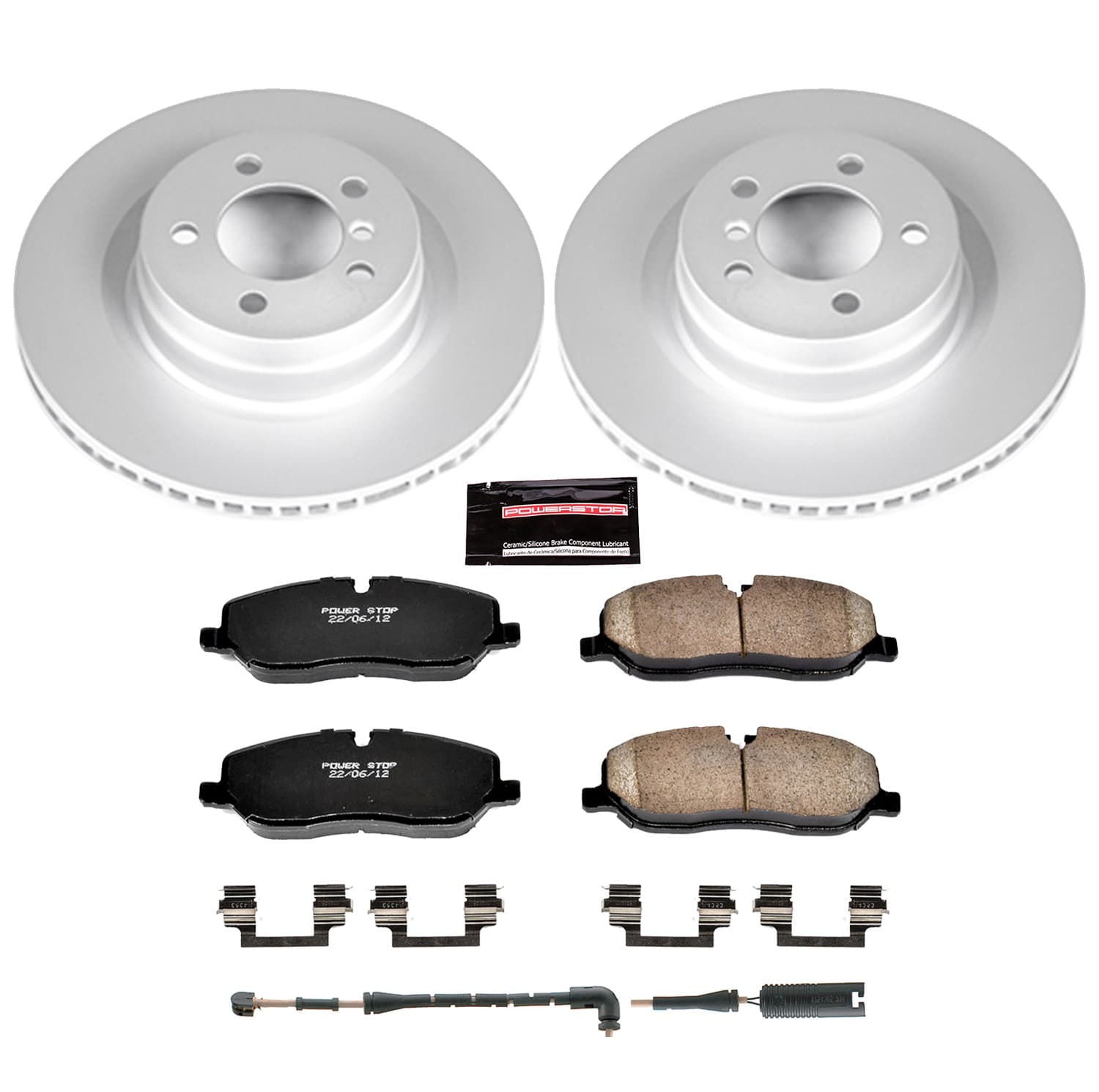 Power Stop - CRK5419 - Front - Disc Brake Pad and Rotor Kit image 1