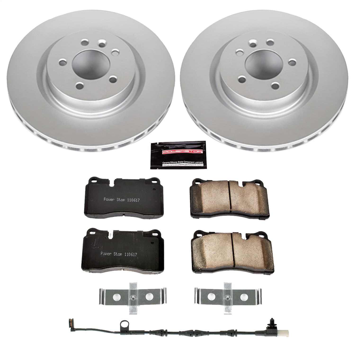 Power Stop - CRK5422 - Front - Disc Brake Pad and Rotor Kit image 1