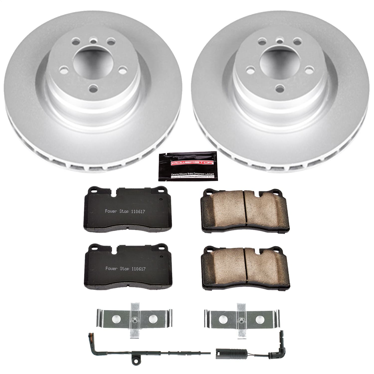 Power Stop - CRK5424 - Front - Disc Brake Pad and Rotor Kit image 1