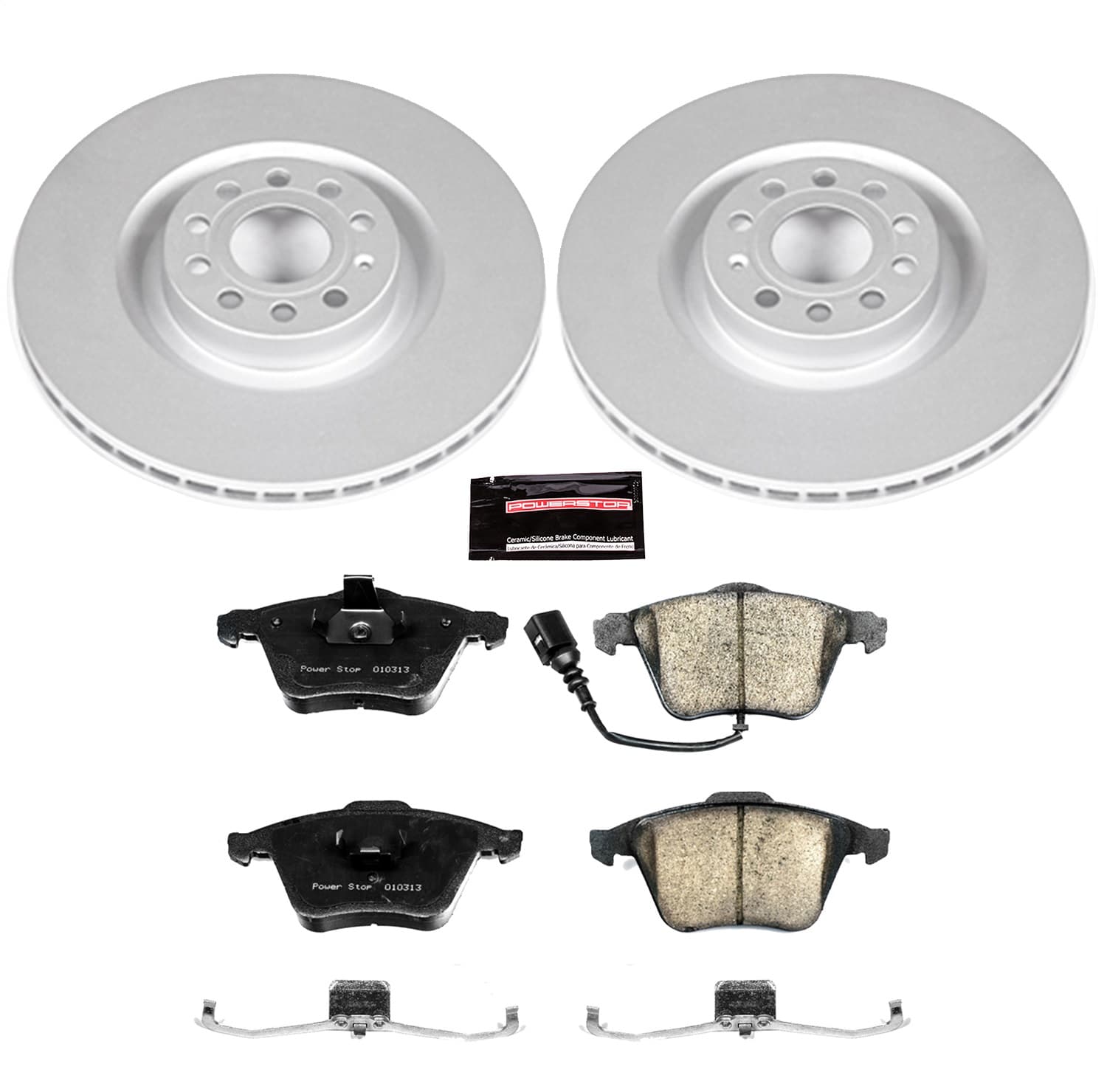 Power Stop - CRK5425 - Front - Disc Brake Pad and Rotor Kit image 1