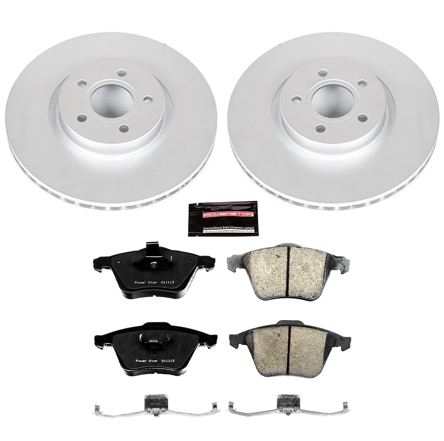Power Stop - CRK5430 - Front - Disc Brake Pad and Rotor Kit image 1