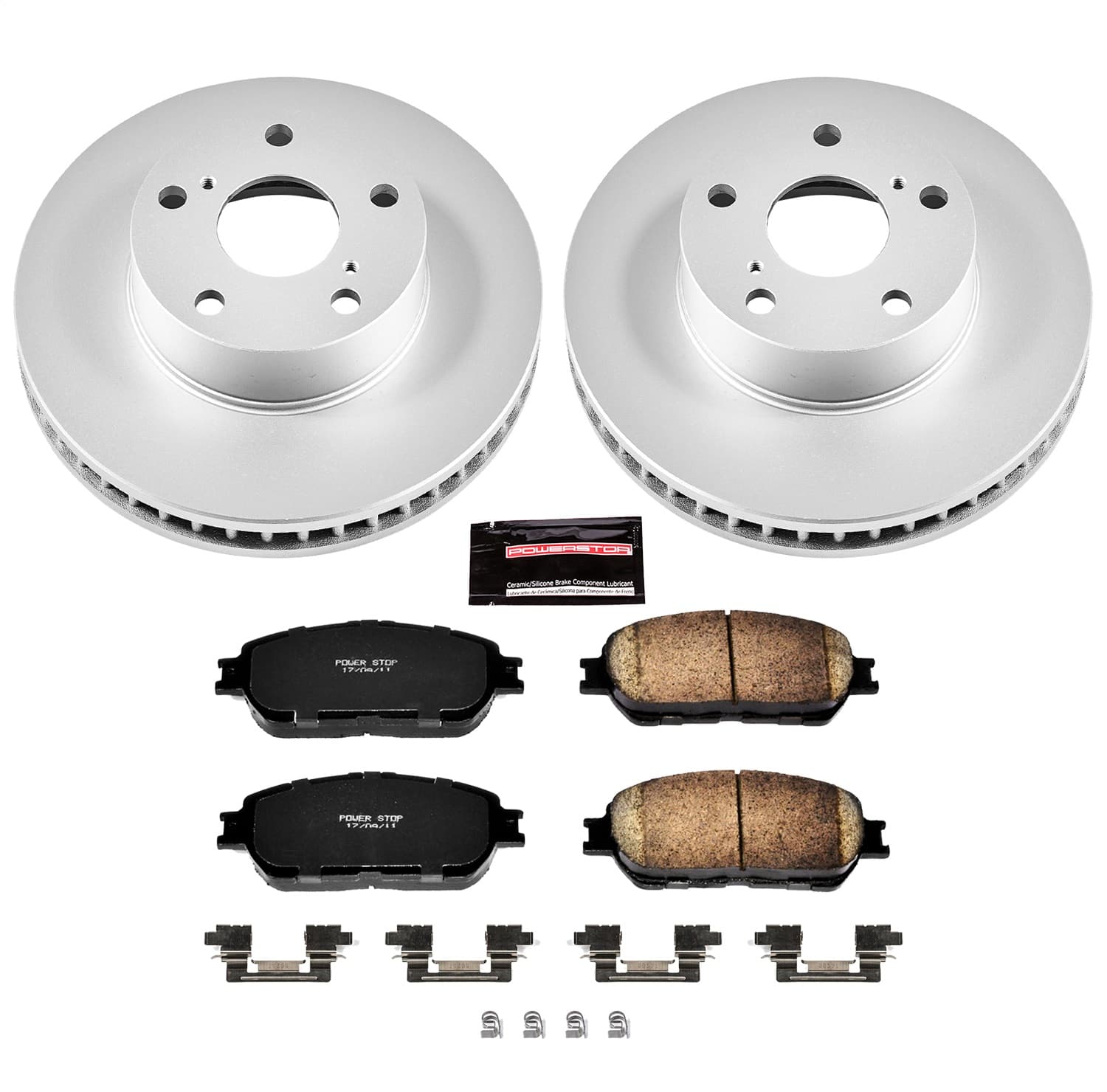 Power Stop - CRK5431 - Front - Disc Brake Pad and Rotor Kit image 1