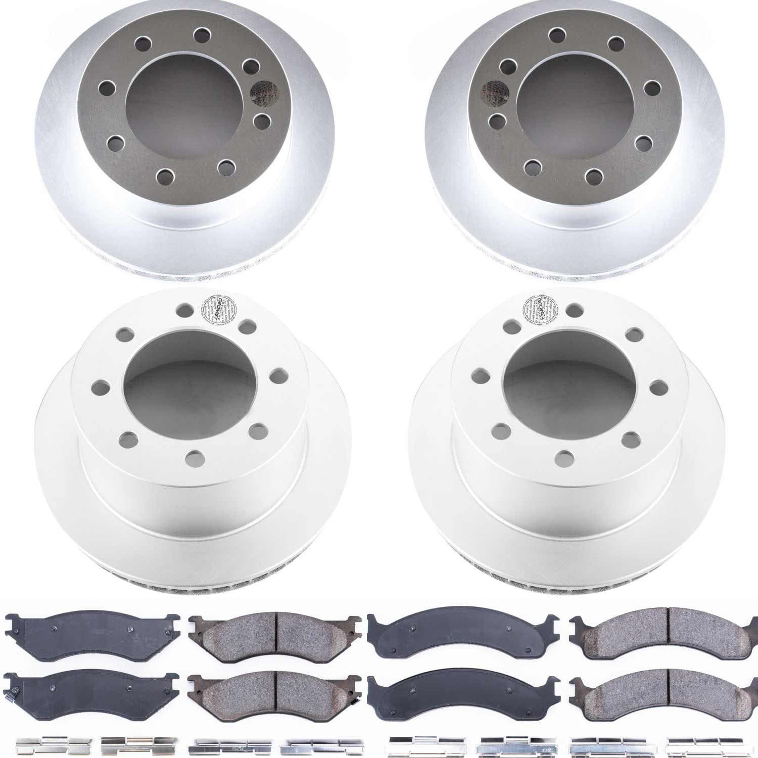Power Stop - CRK5466 - Front and Rear - Disc Brake Pad and Rotor Kit image 1