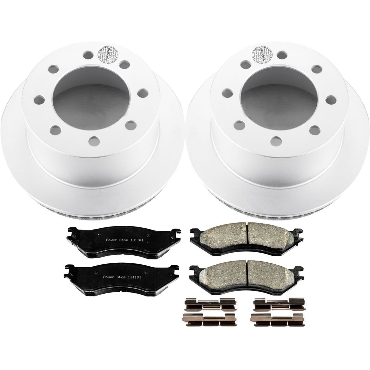 Power Stop - CRK5489 - Rear - Disc Brake Pad and Rotor Kit image 1