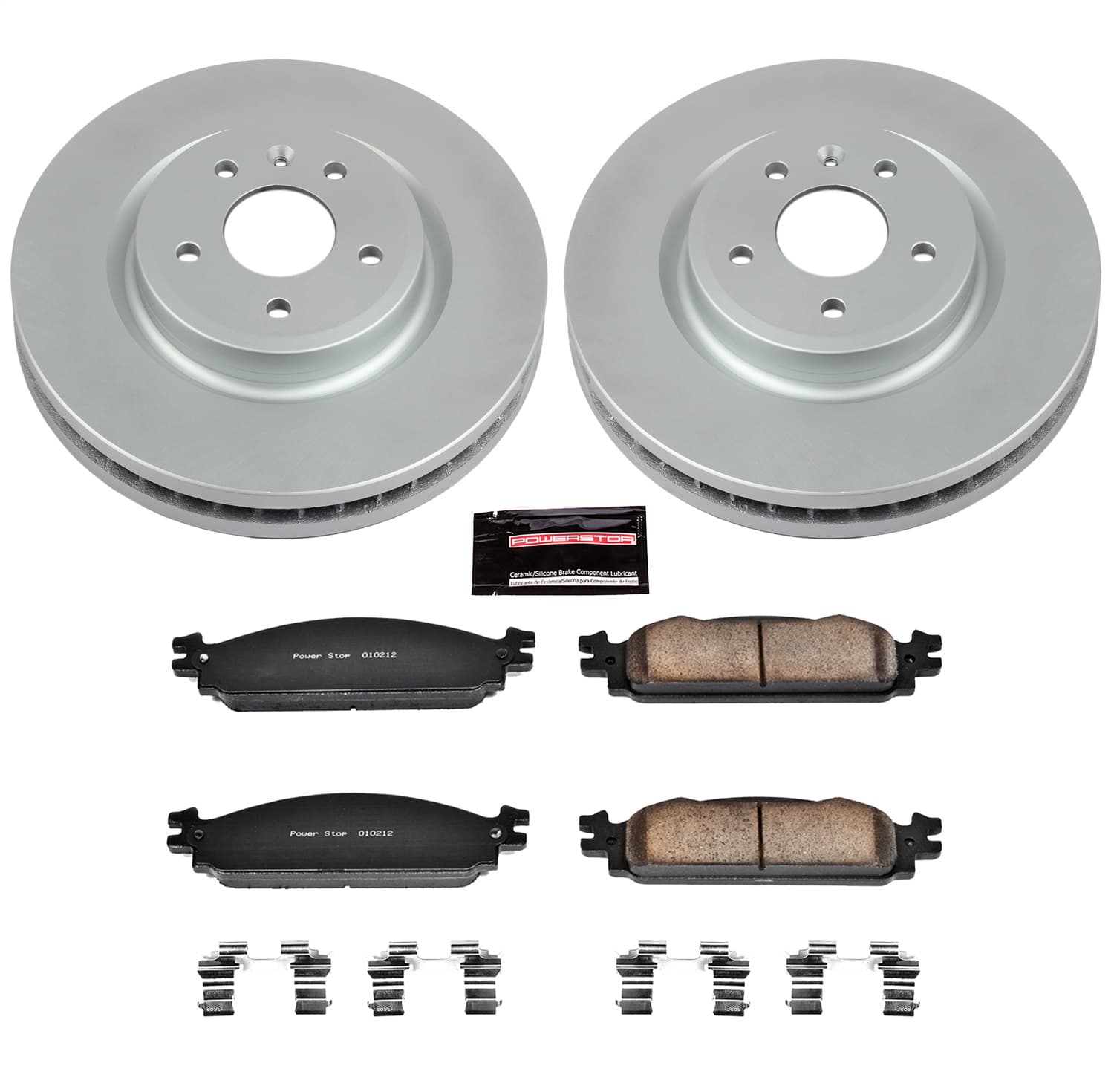 Power Stop - CRK5509 - Front - Disc Brake Pad and Rotor Kit image 1