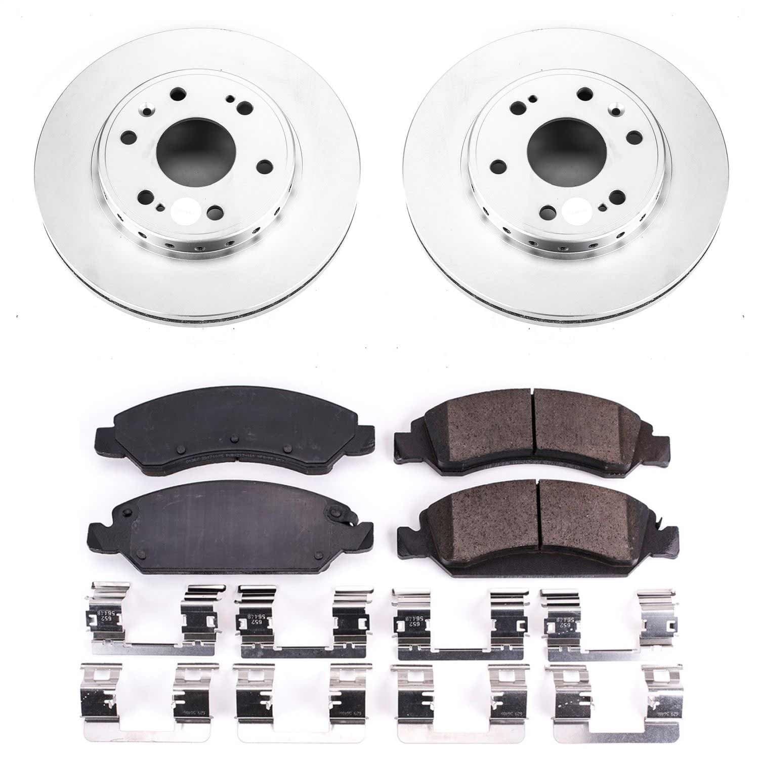 Power Stop - CRK5519 - Front - Disc Brake Pad and Rotor Kit image 1