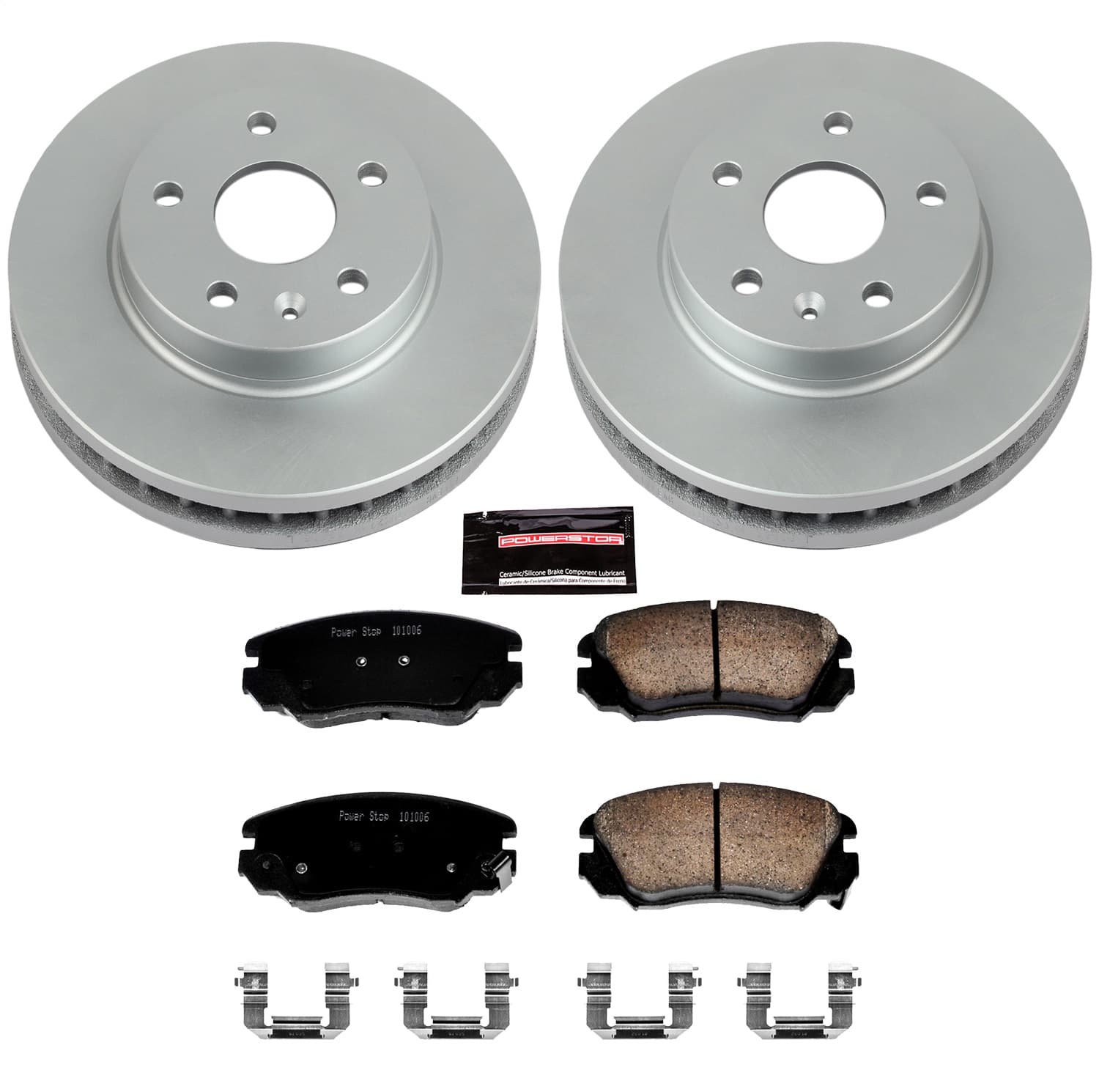 Power Stop - CRK5522 - Front - Disc Brake Pad and Rotor Kit image 1