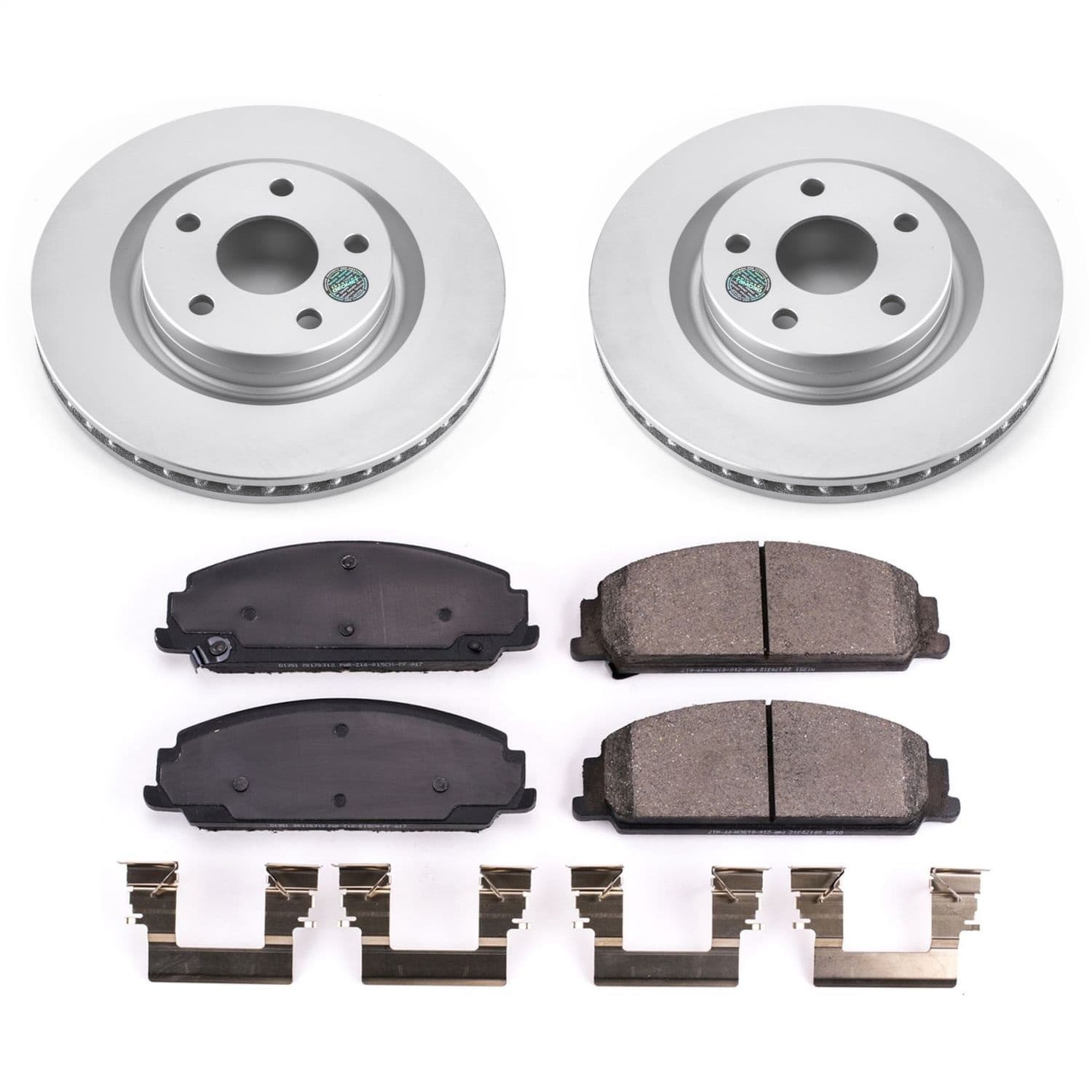 Power Stop - CRK5529 - Front - Disc Brake Pad and Rotor Kit image 1