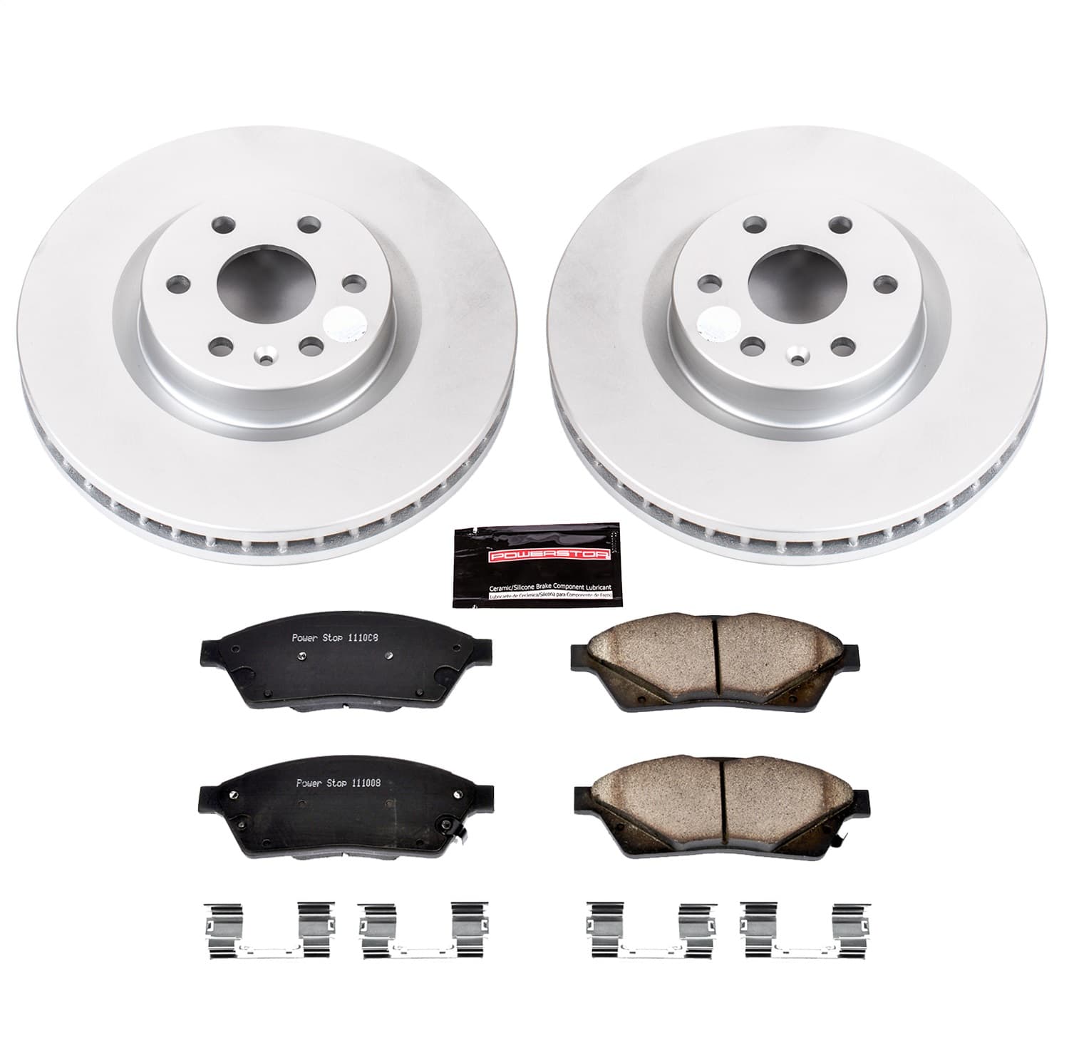 Power Stop - CRK5545 - Front - Disc Brake Pad and Rotor Kit image 1