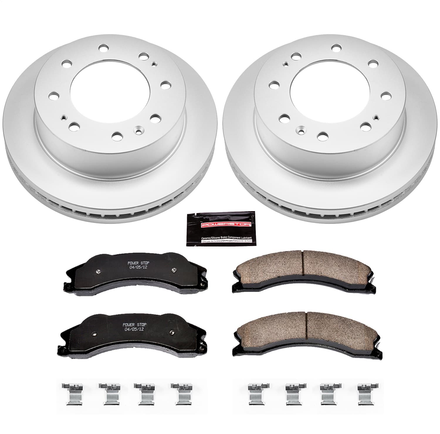 Power Stop - CRK5559 - Front - Disc Brake Pad and Rotor Kit image 1
