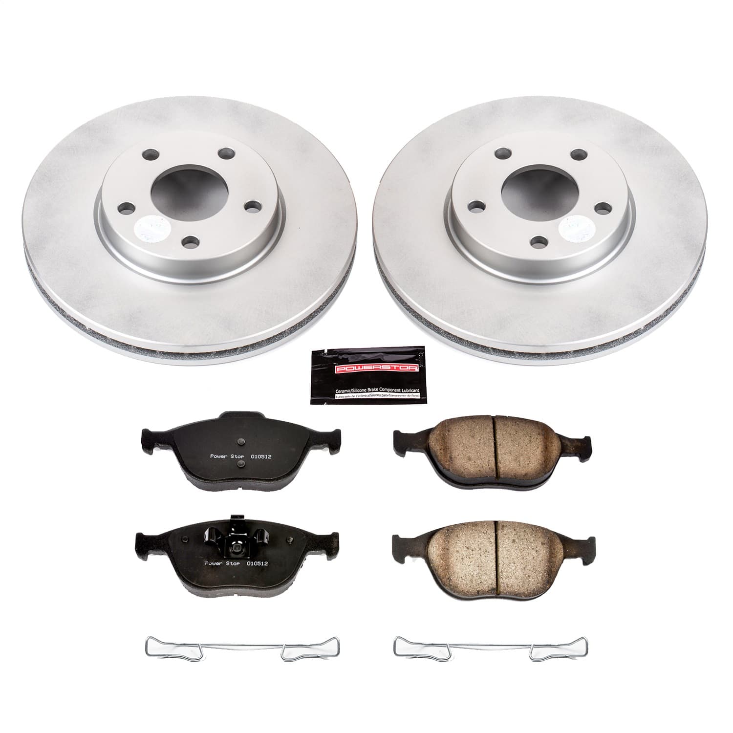 Power Stop - CRK5580 - Front - Disc Brake Pad and Rotor Kit image 1