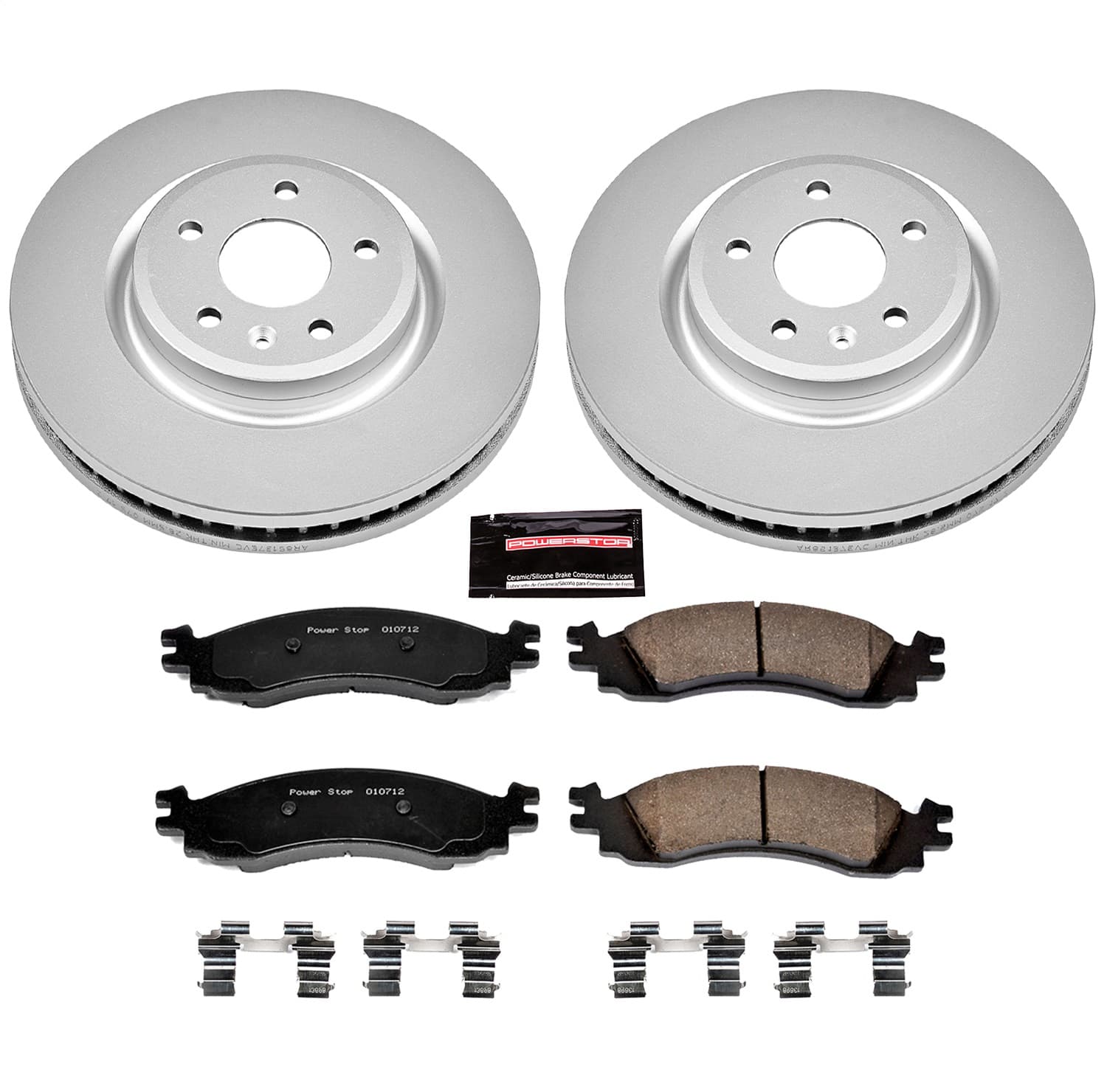 Power Stop - CRK5581 - Front - Disc Brake Pad and Rotor Kit image 1